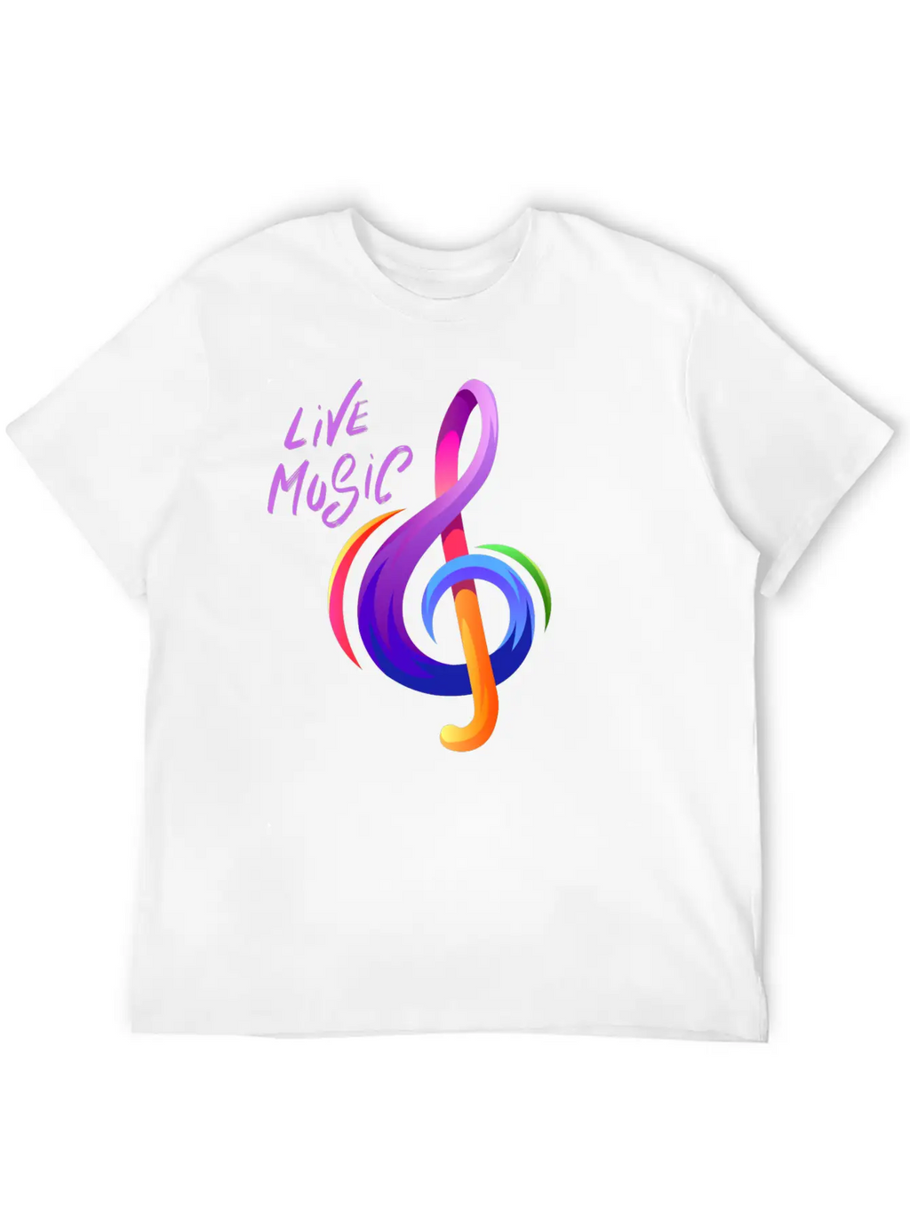 Live Music Music And Arts T Shirt Basic Graphic T-Shirt – Daily Comfort In Soft Cotton