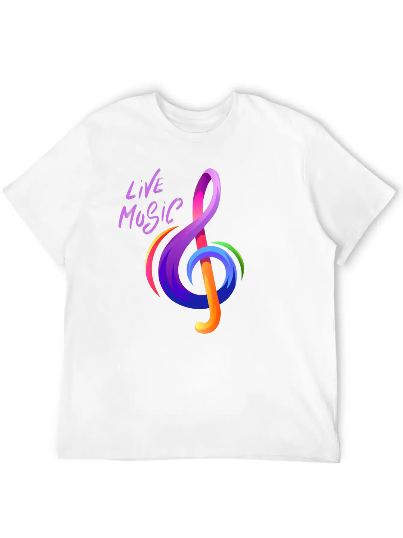 Live Music Music And Arts T Shirt Basic Graphic T-Shirt – Daily Comfort In Soft Cotton