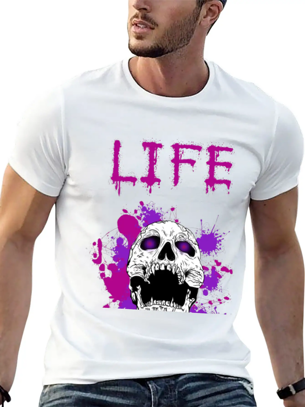 Live Off Unisex Casual T-Shirt – Clean Design For Daily Comfort