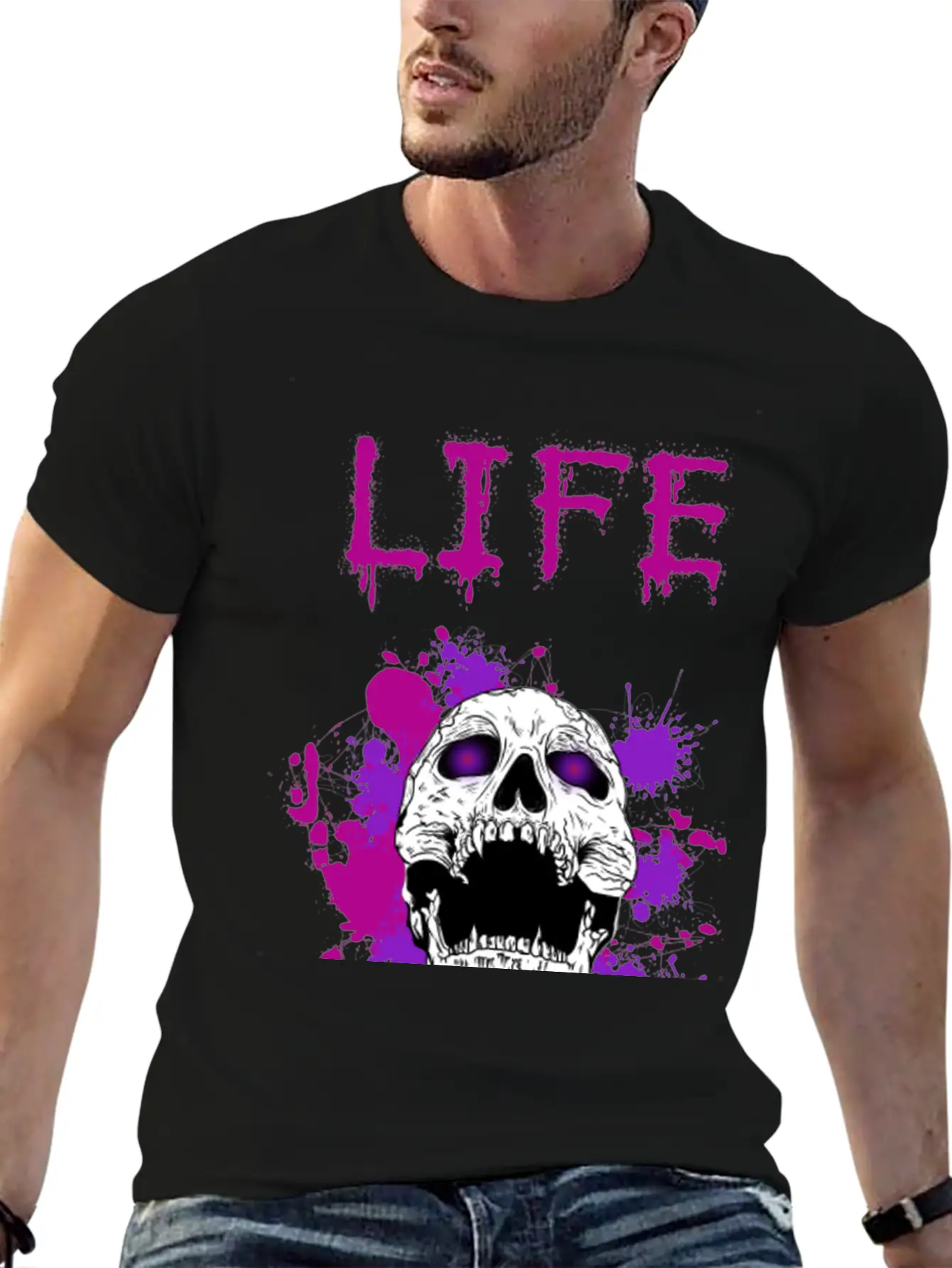 Live Off Unisex Casual T-Shirt – Clean Design For Daily Comfort