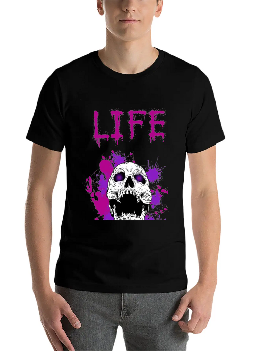 Live Off Unisex Casual T-Shirt – Clean Design For Daily Comfort