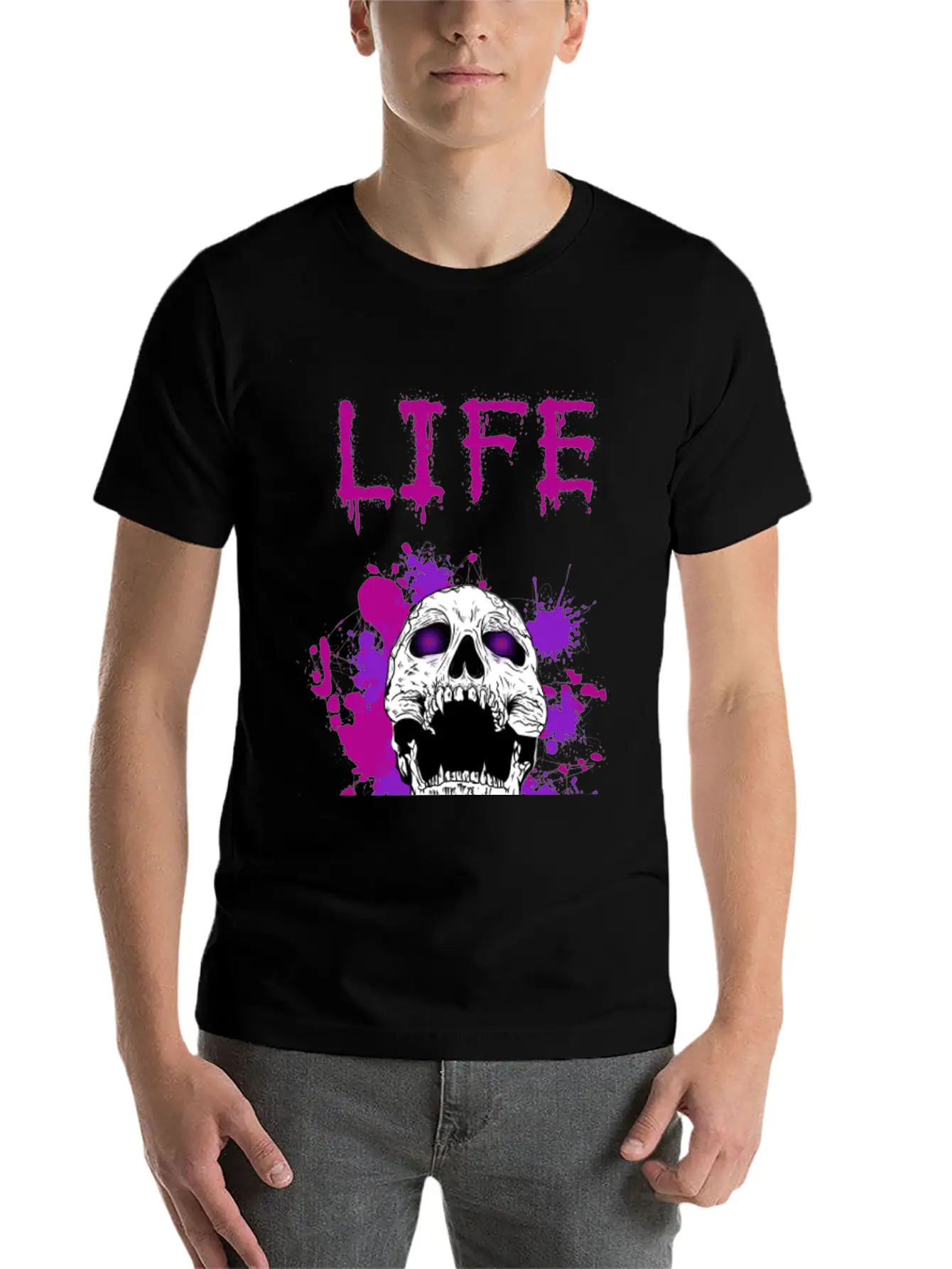 Live Off Unisex Casual T-Shirt – Clean Design For Daily Comfort