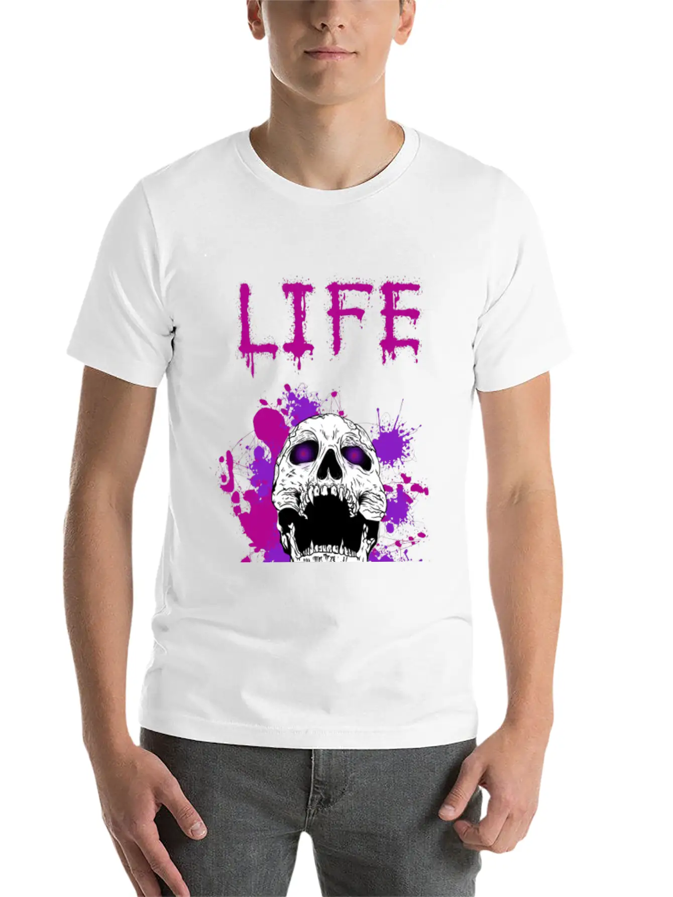Live Off Unisex Casual T-Shirt – Clean Design For Daily Comfort