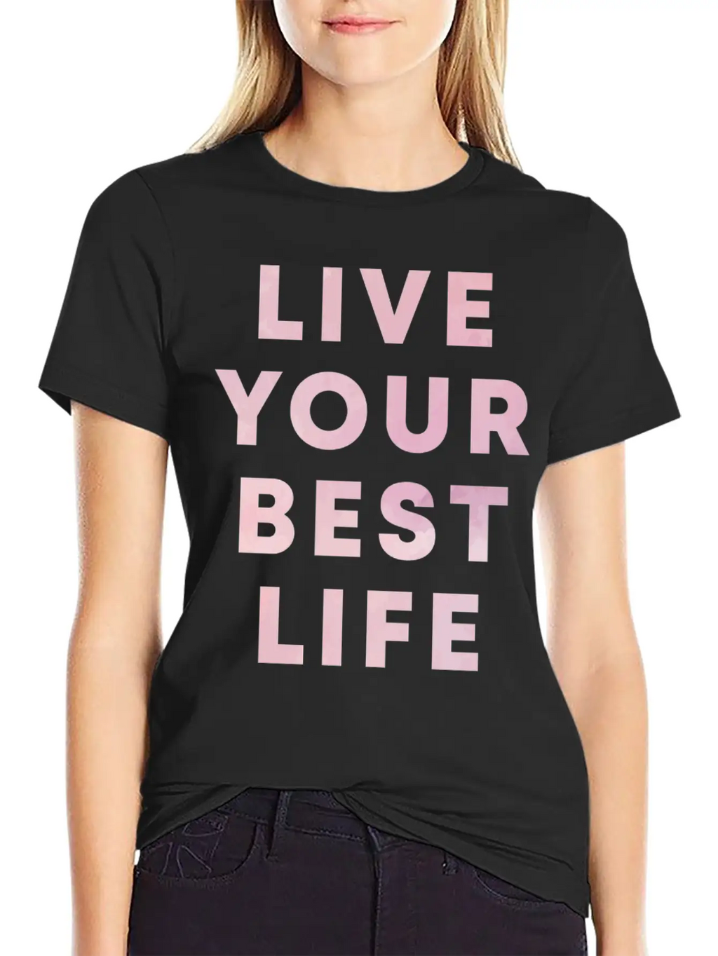 Live Your Best Life Motivation Hustle Positivity Stylish Everyday T-Shirt – Unisex Basic Cotton Tee