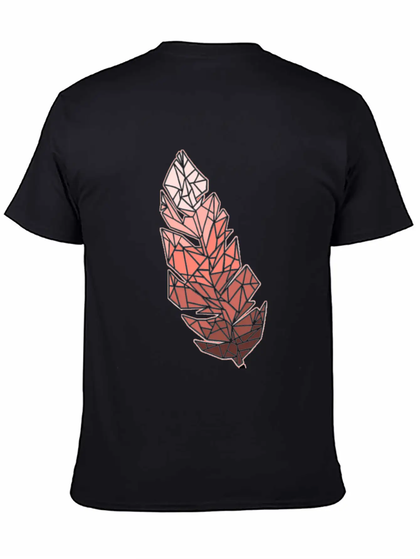 Living Coral Feather Unisex Casual T-Shirt – Clean Design For Daily Comfort