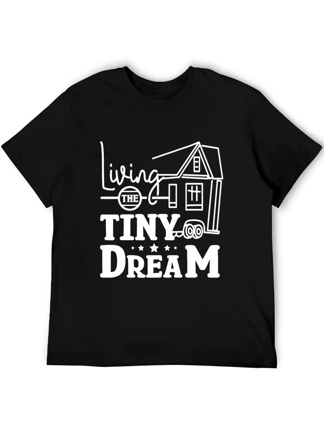 Living The Tiny House Dream Classic Cotton Tee – Unisex Comfort For Any Season