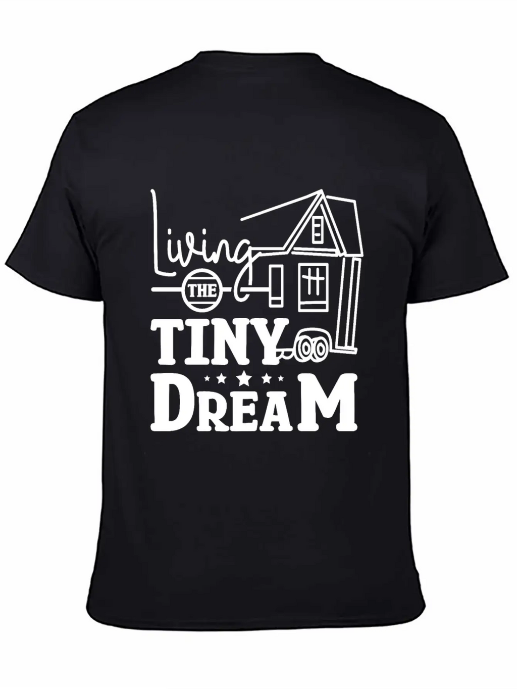 Living The Tiny House Dream Classic Cotton Tee – Unisex Comfort For Any Season