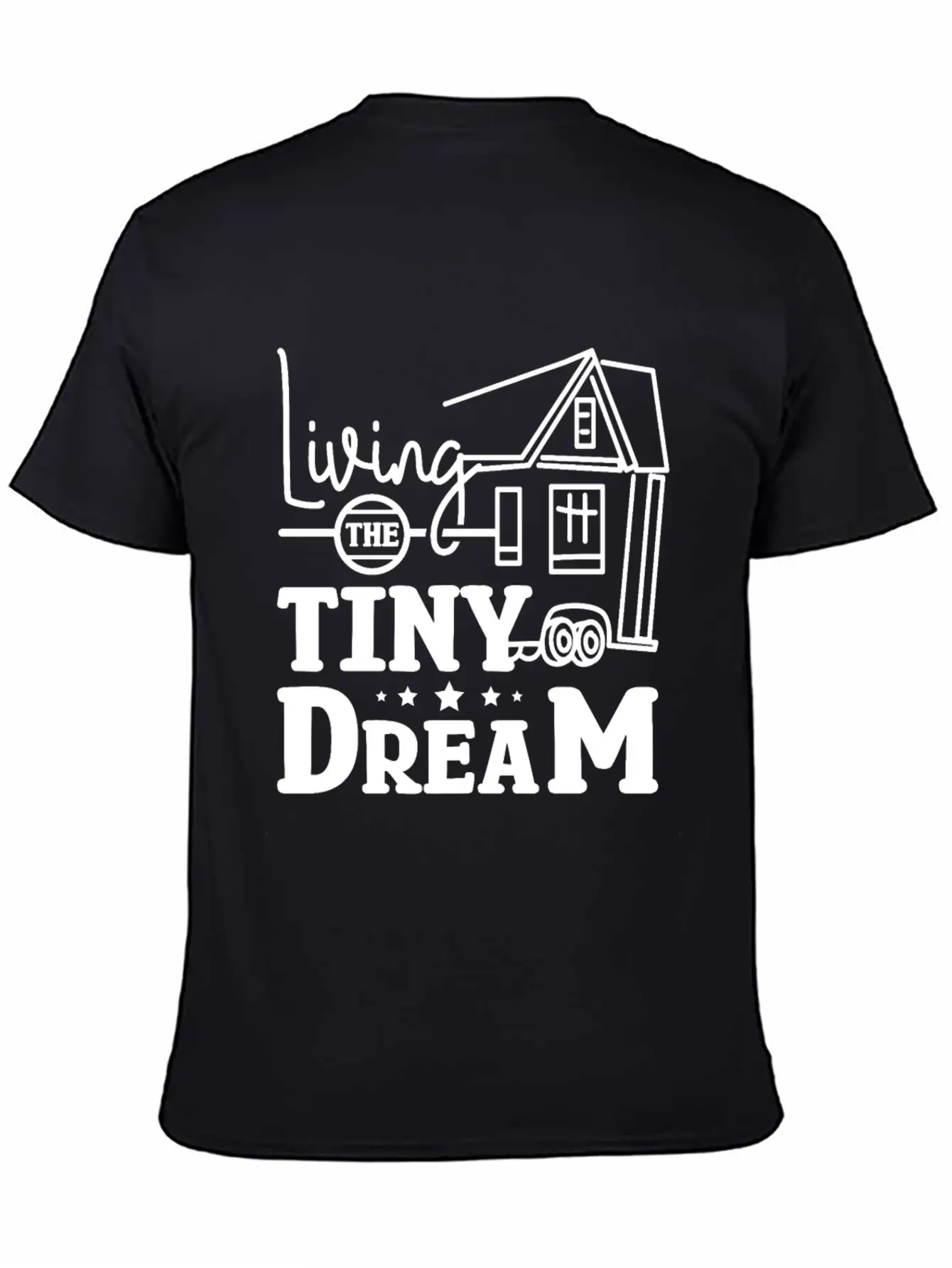 Living The Tiny House Dream Classic Cotton Tee – Unisex Comfort For Any Season