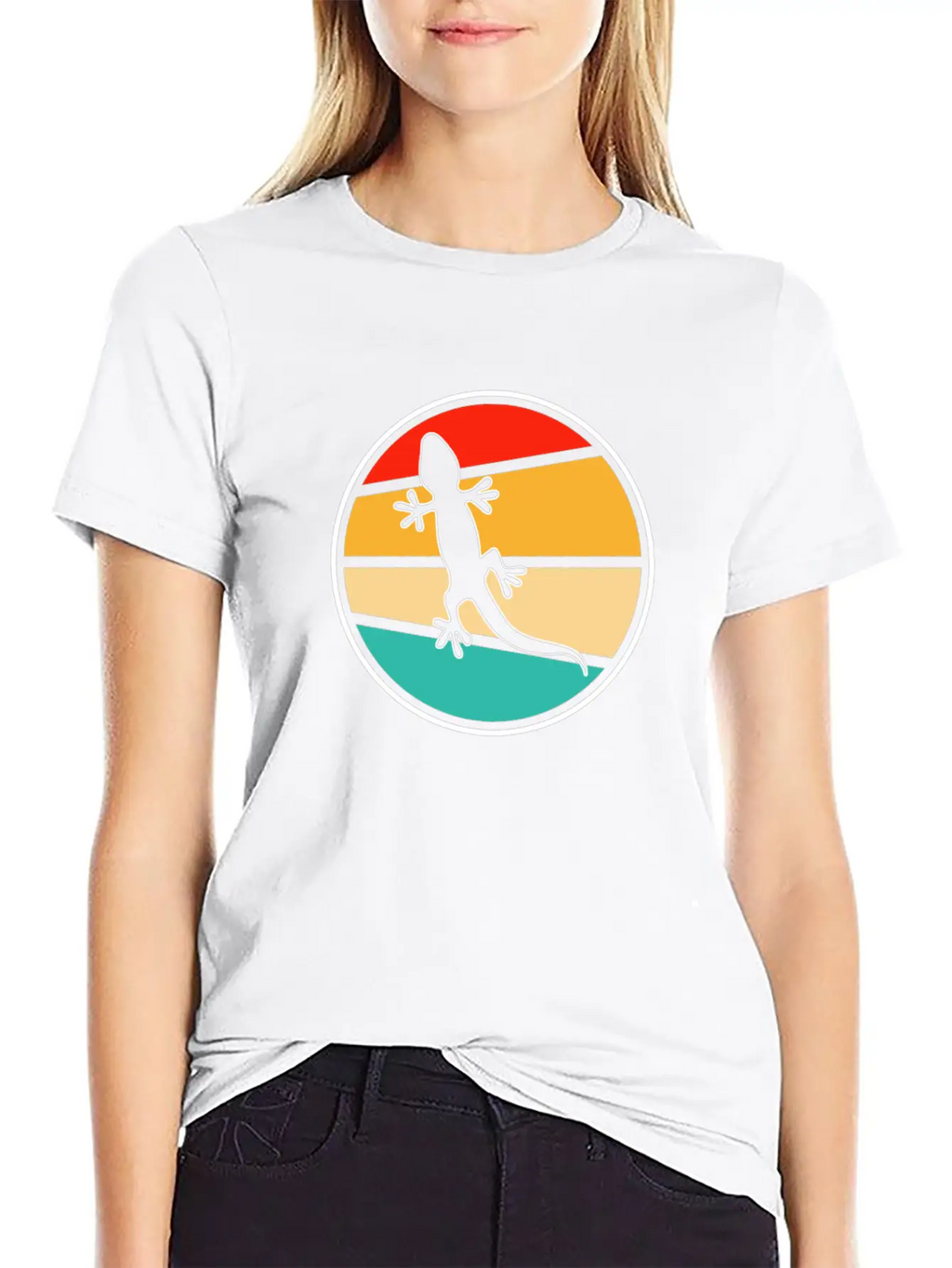 Lizard Retro Classic Cotton Tee – Unisex Comfort For Any Season