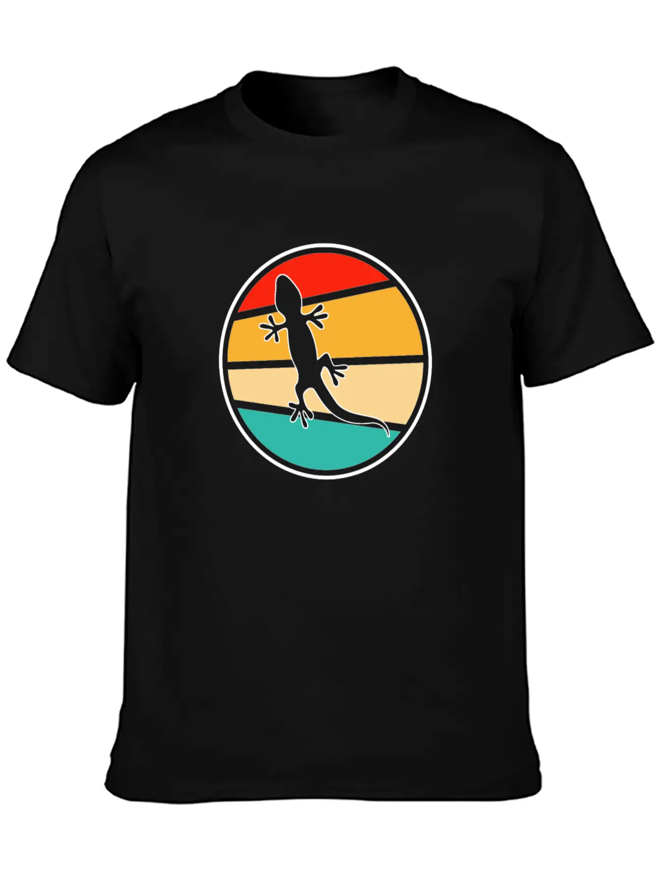 Lizard Retro Classic Cotton Tee – Unisex Comfort For Any Season