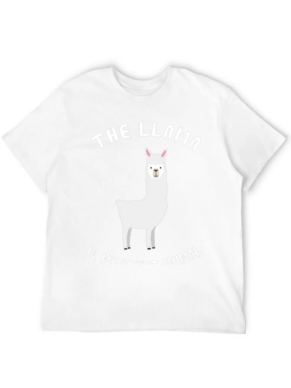 Llama Is My Spirit Animal Modern Fit Casual T-Shirt – Clean And Versatile Design