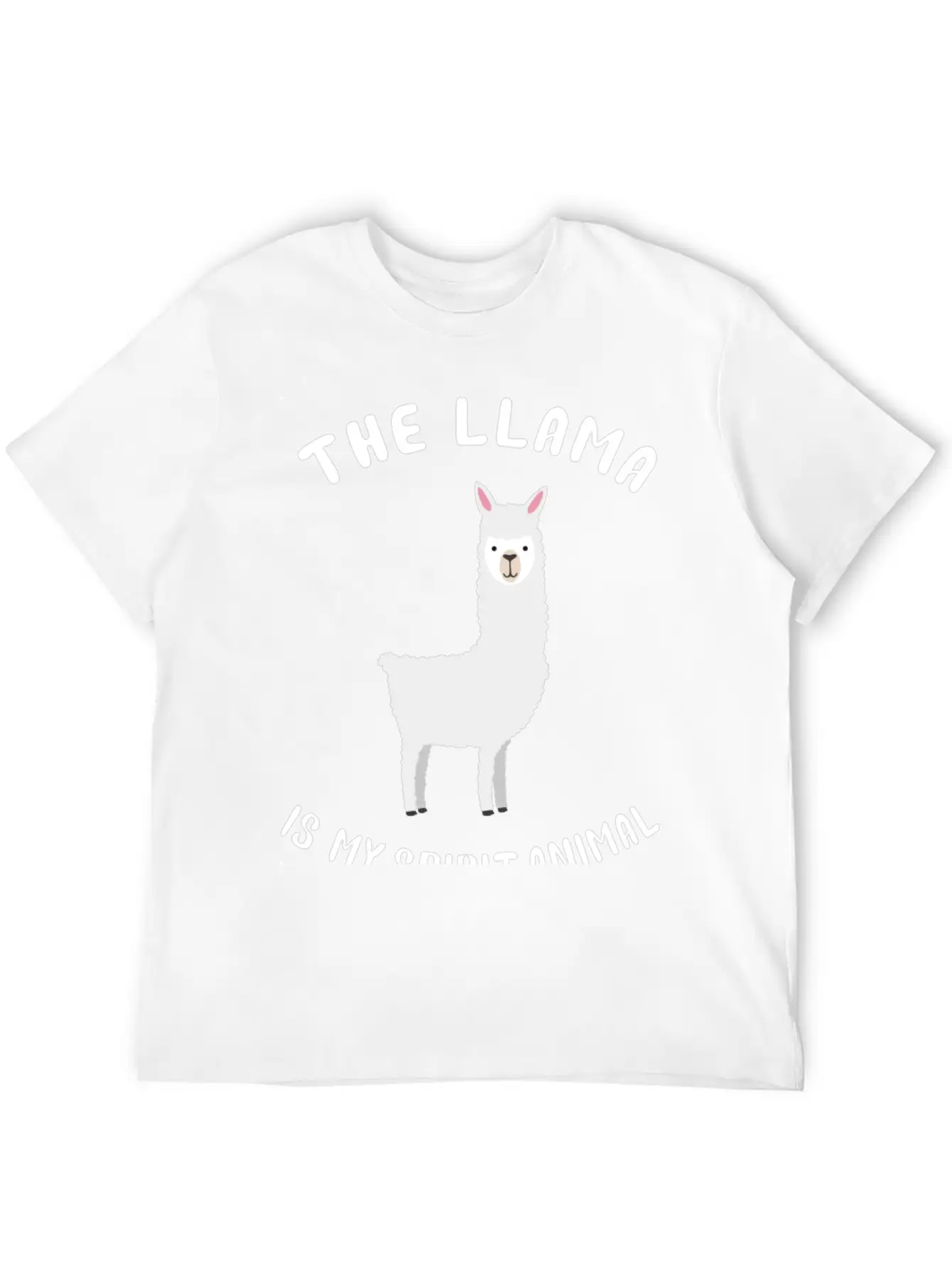 Llama Is My Spirit Animal Modern Fit Casual T-Shirt – Clean And Versatile Design