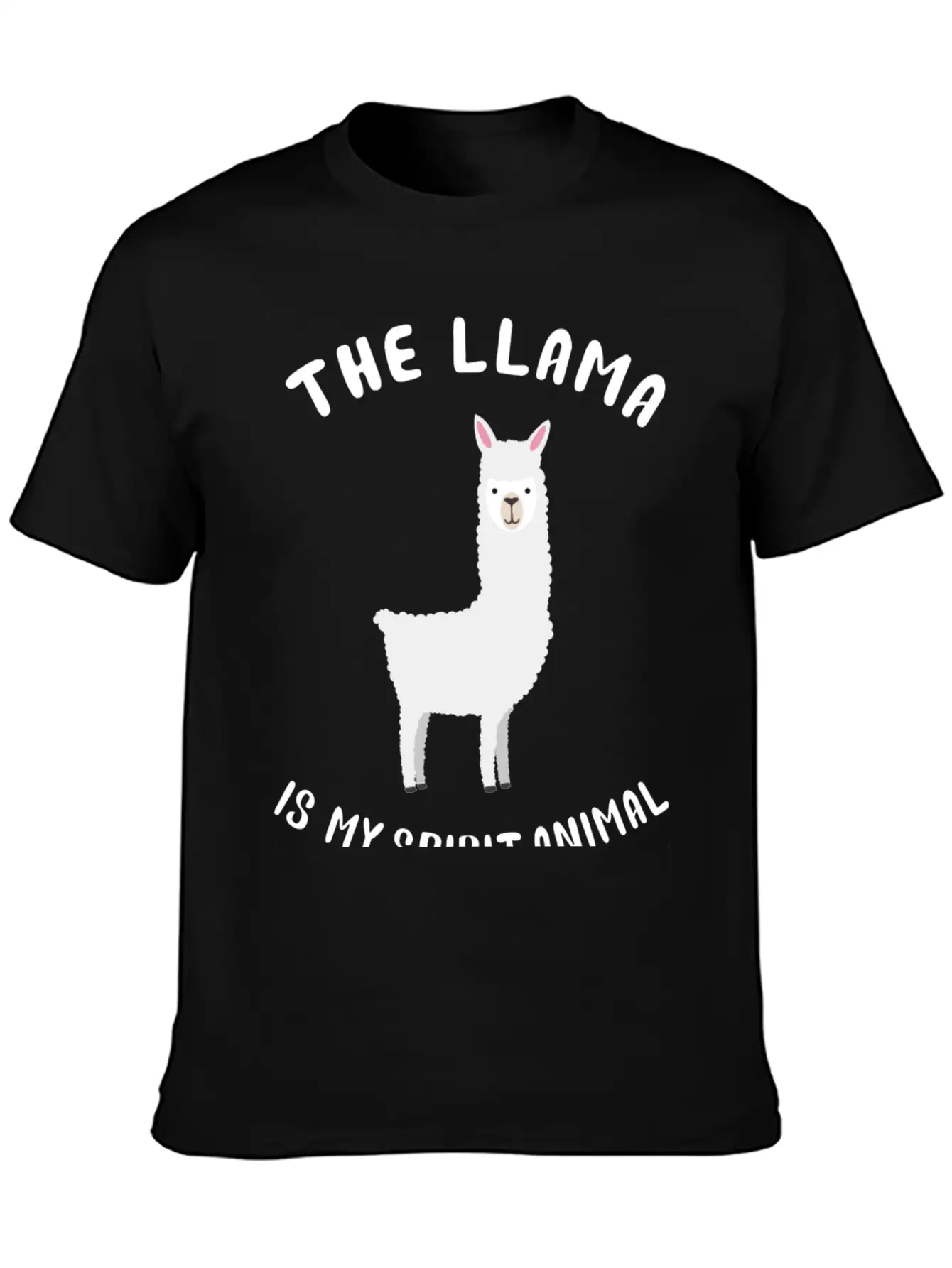 Llama Is My Spirit Animal Modern Fit Casual T-Shirt – Clean And Versatile Design