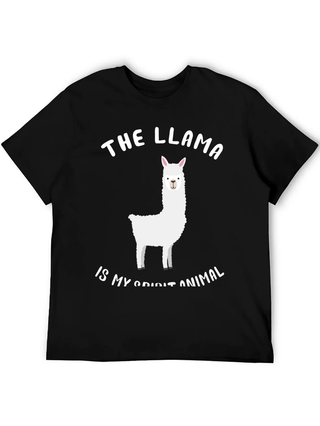 Llama Is My Spirit Animal Modern Fit Casual T-Shirt – Clean And Versatile Design