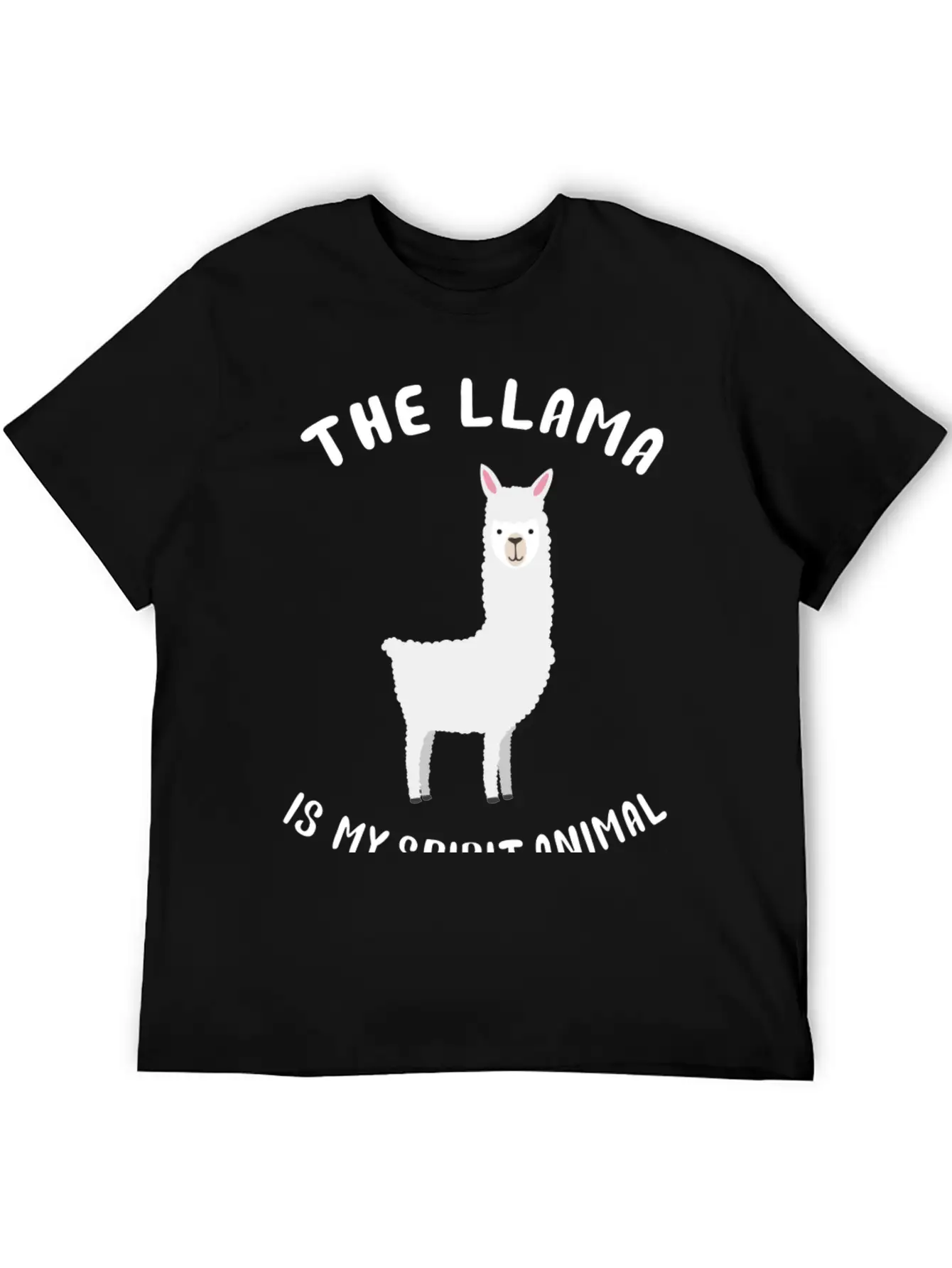 Llama Is My Spirit Animal Modern Fit Casual T-Shirt – Clean And Versatile Design