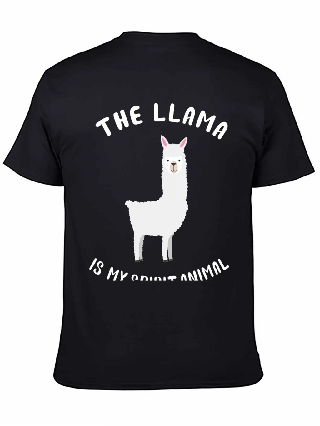 Llama Is My Spirit Animal Modern Fit Casual T-Shirt – Clean And Versatile Design