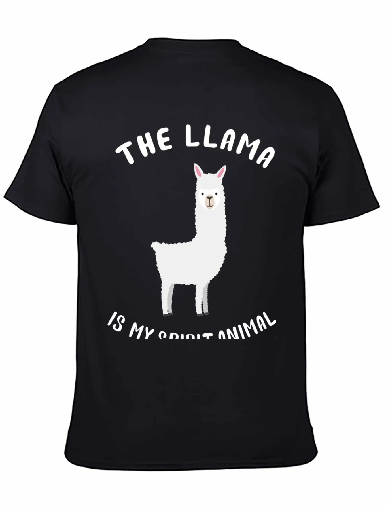 Llama Is My Spirit Animal Modern Fit Casual T-Shirt – Clean And Versatile Design