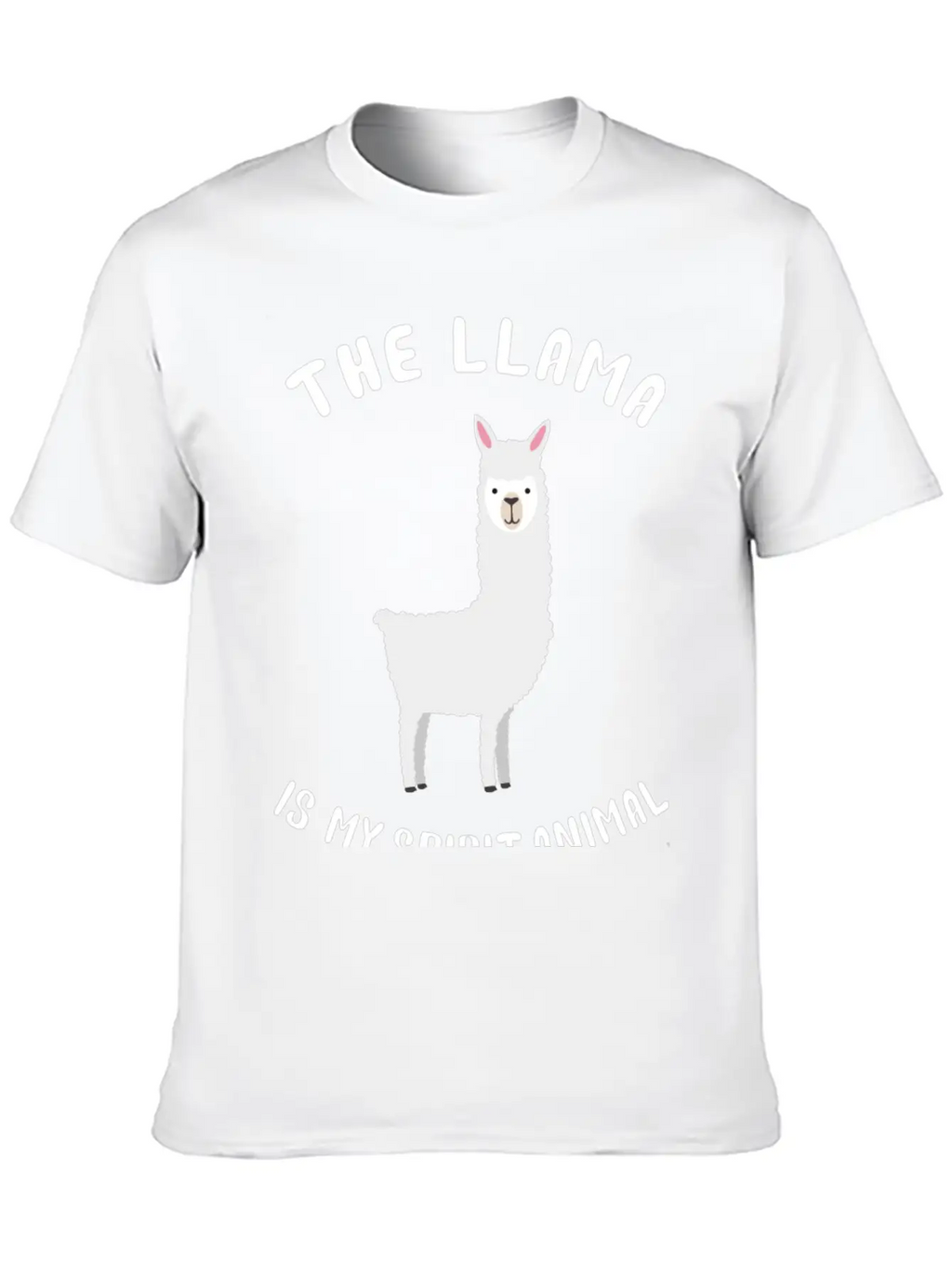 Llama Is My Spirit Animal Modern Fit Casual T-Shirt – Clean And Versatile Design