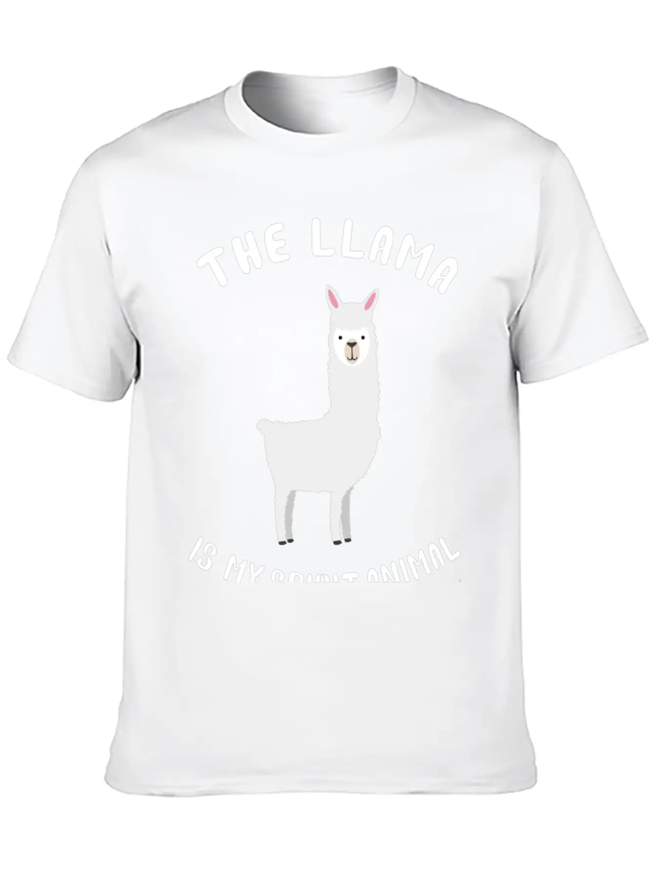 Llama Is My Spirit Animal Modern Fit Casual T-Shirt – Clean And Versatile Design