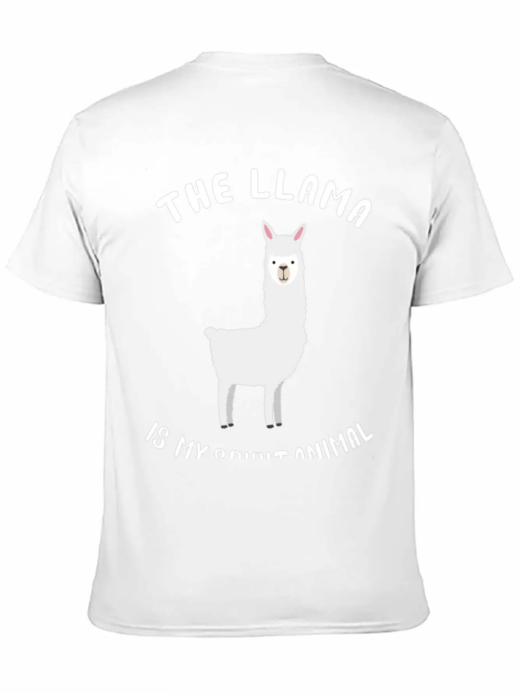 Llama Is My Spirit Animal Modern Fit Casual T-Shirt – Clean And Versatile Design
