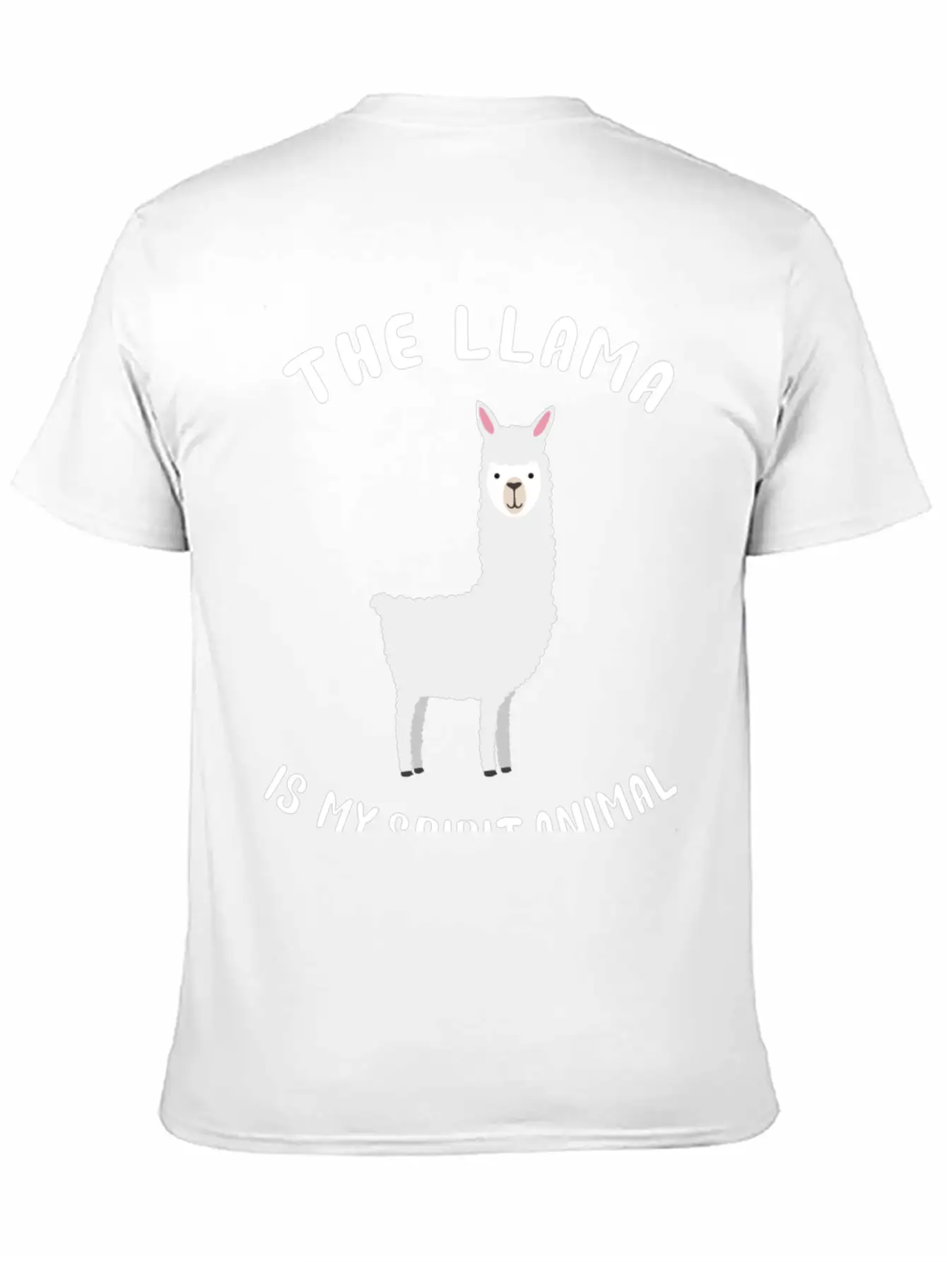 Llama Is My Spirit Animal Modern Fit Casual T-Shirt – Clean And Versatile Design