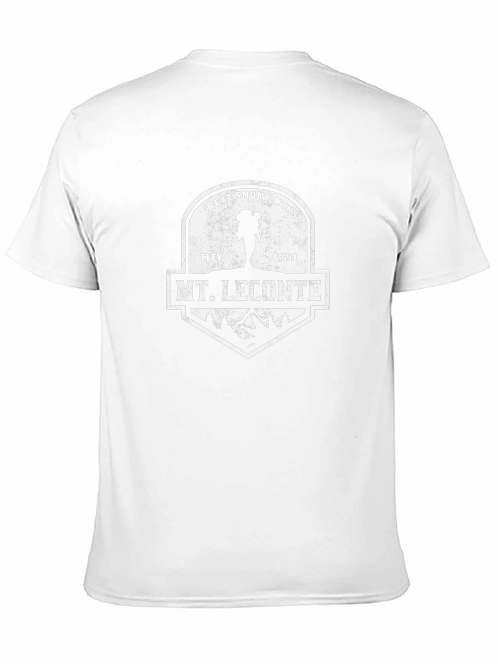Mt. Le Conte Great Smoky Mtns Black Graphic T-Shirt