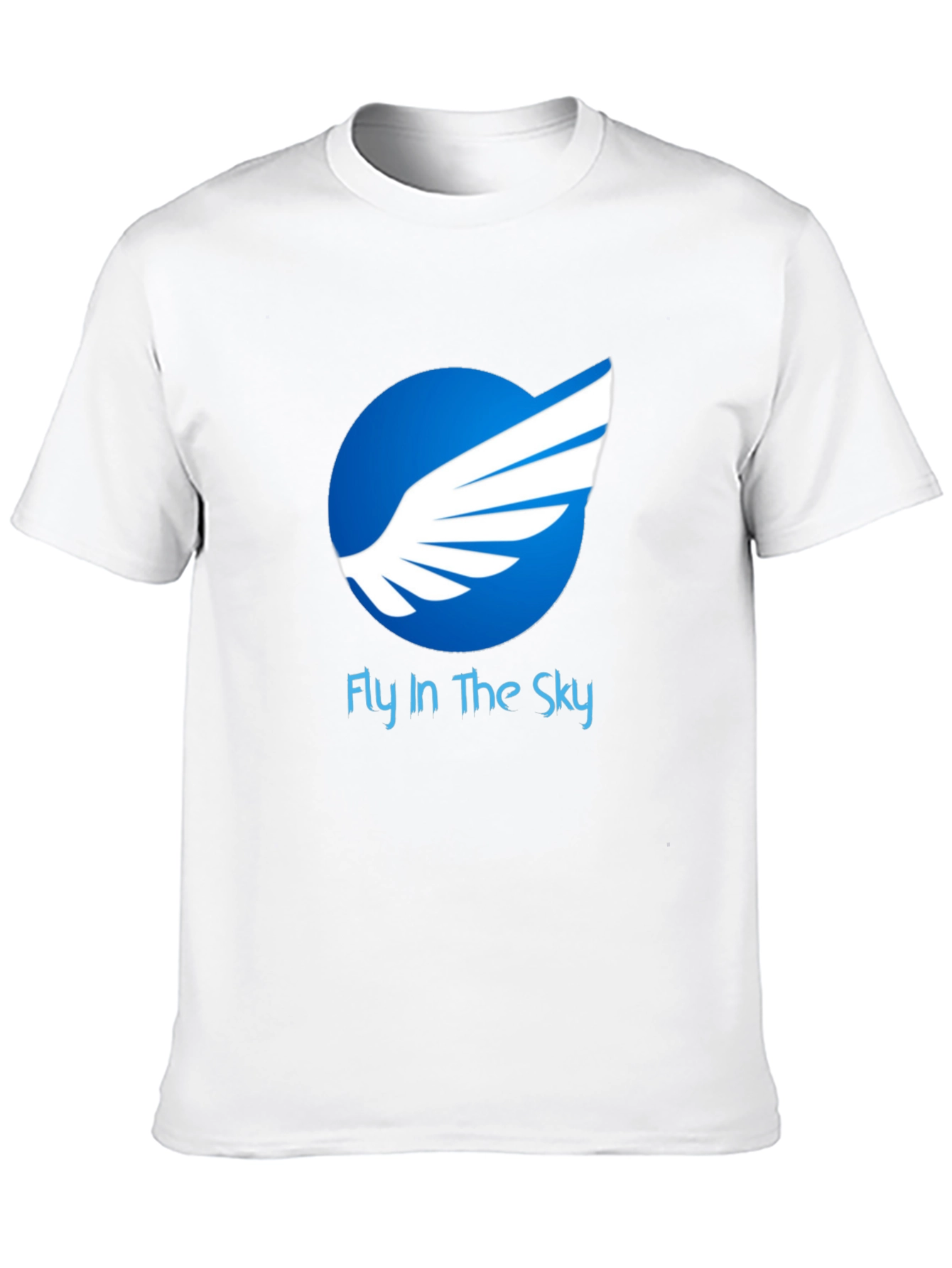 Fly in The Sky Graphic T-Shirt - Premium Cotton Blend