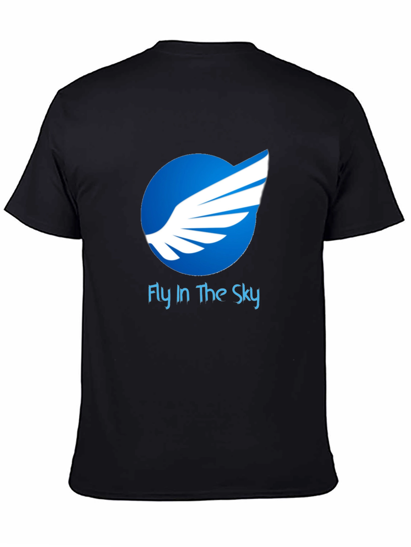 Fly in The Sky Graphic T-Shirt - Premium Cotton Blend