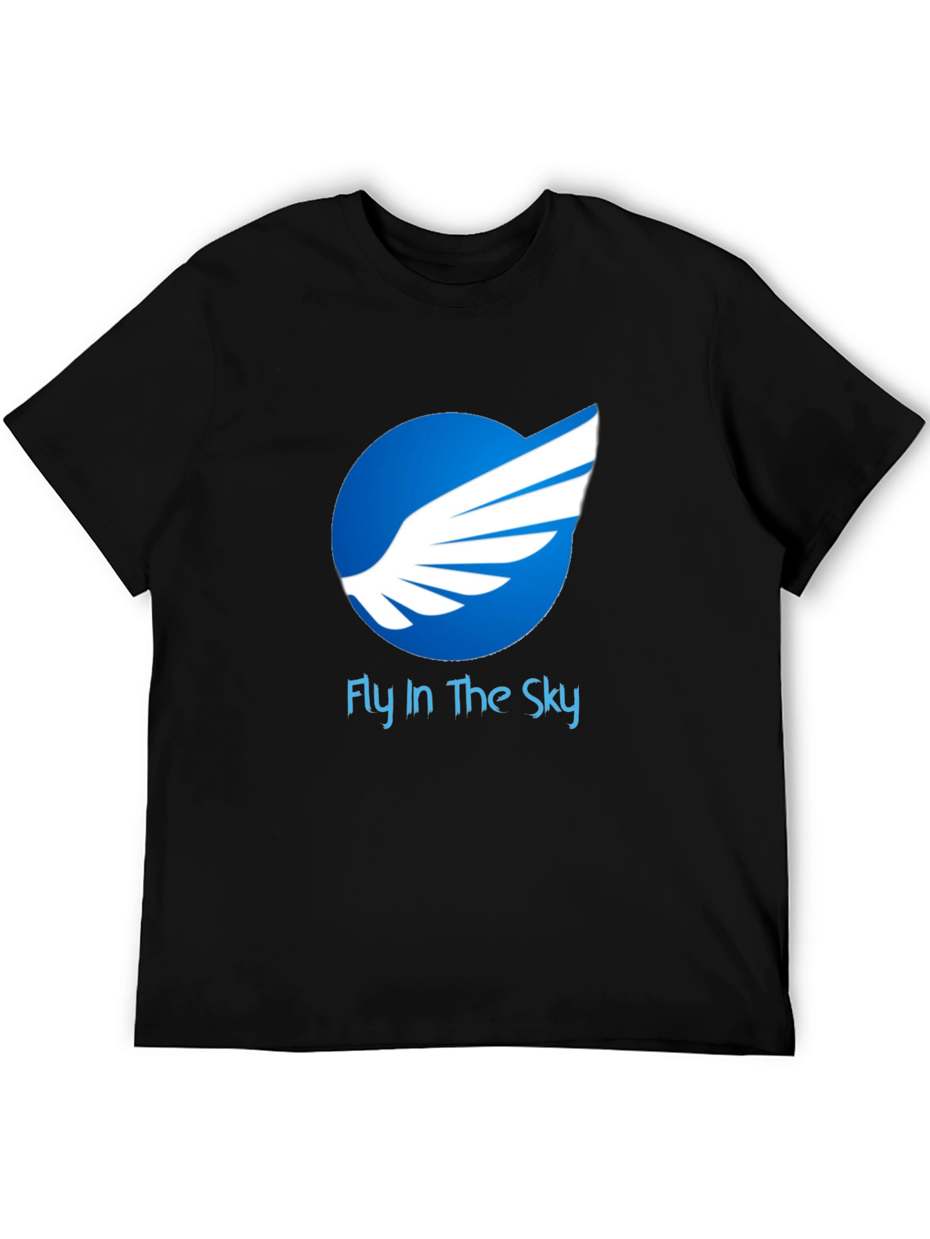 Fly in The Sky Graphic T-Shirt - Premium Cotton Blend