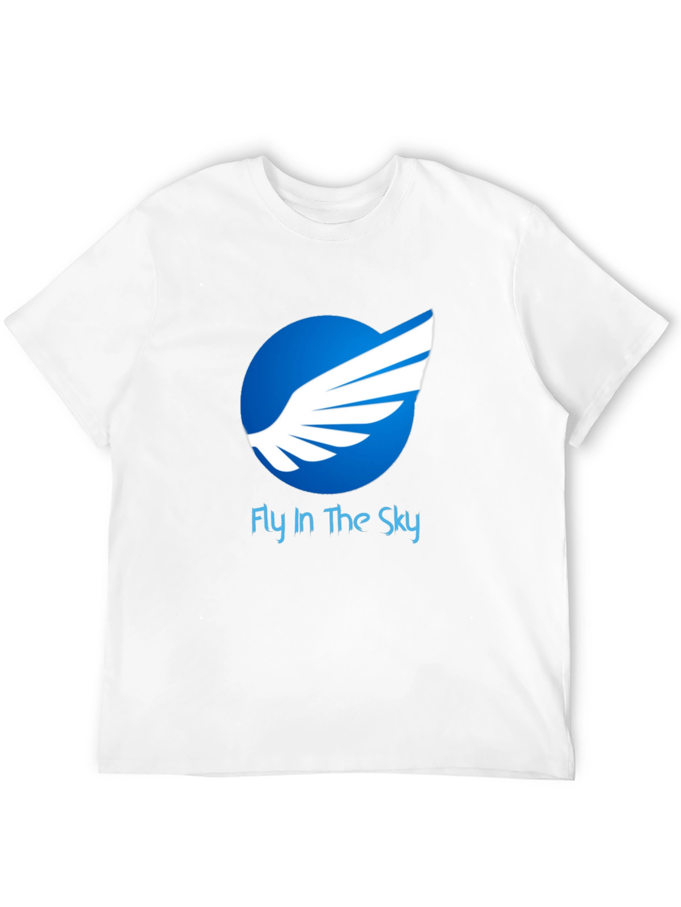 Fly in The Sky Graphic T-Shirt - Premium Cotton Blend