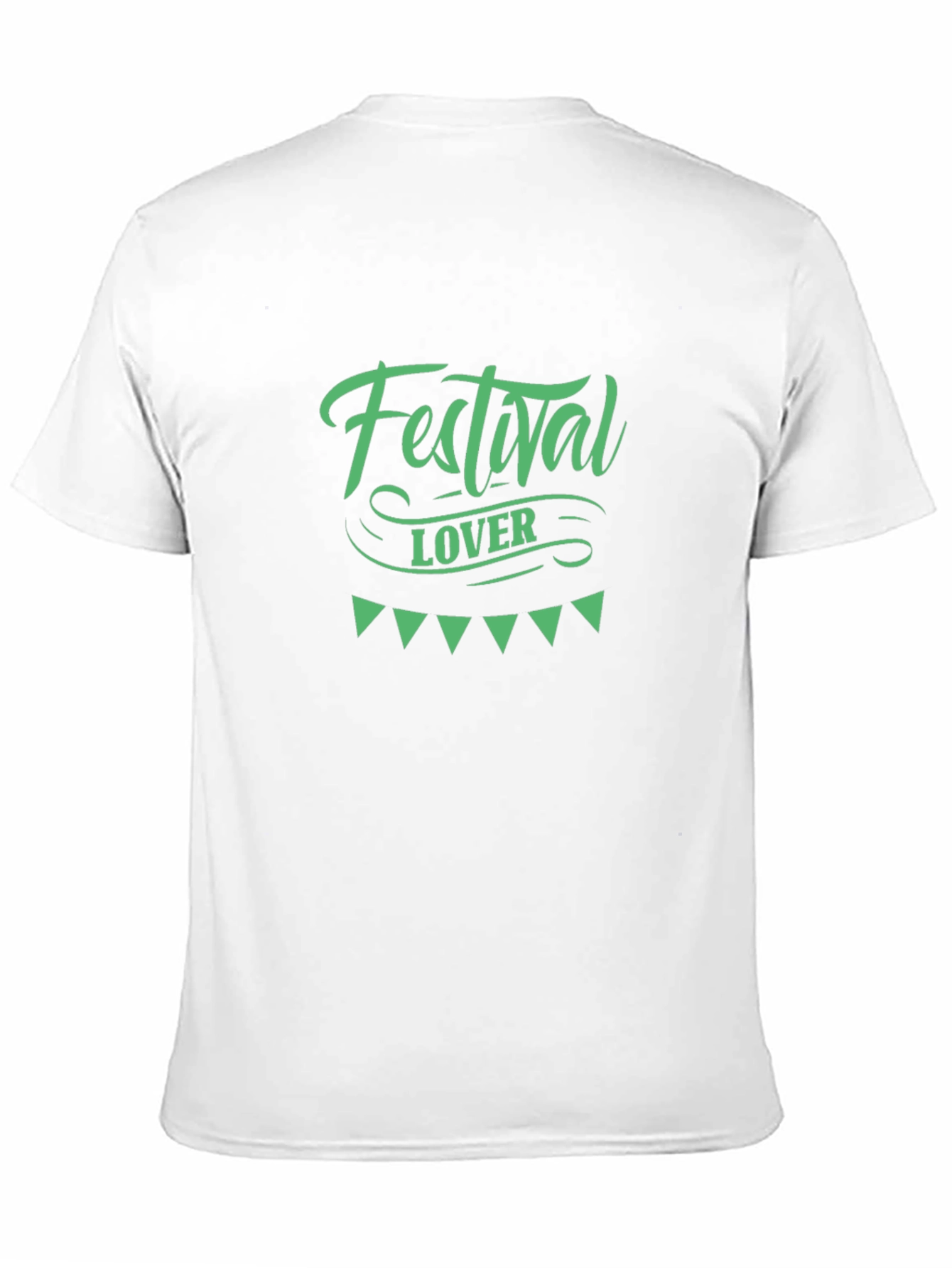 Festival Lover Graphic Tee - Black Cotton T-Shirt