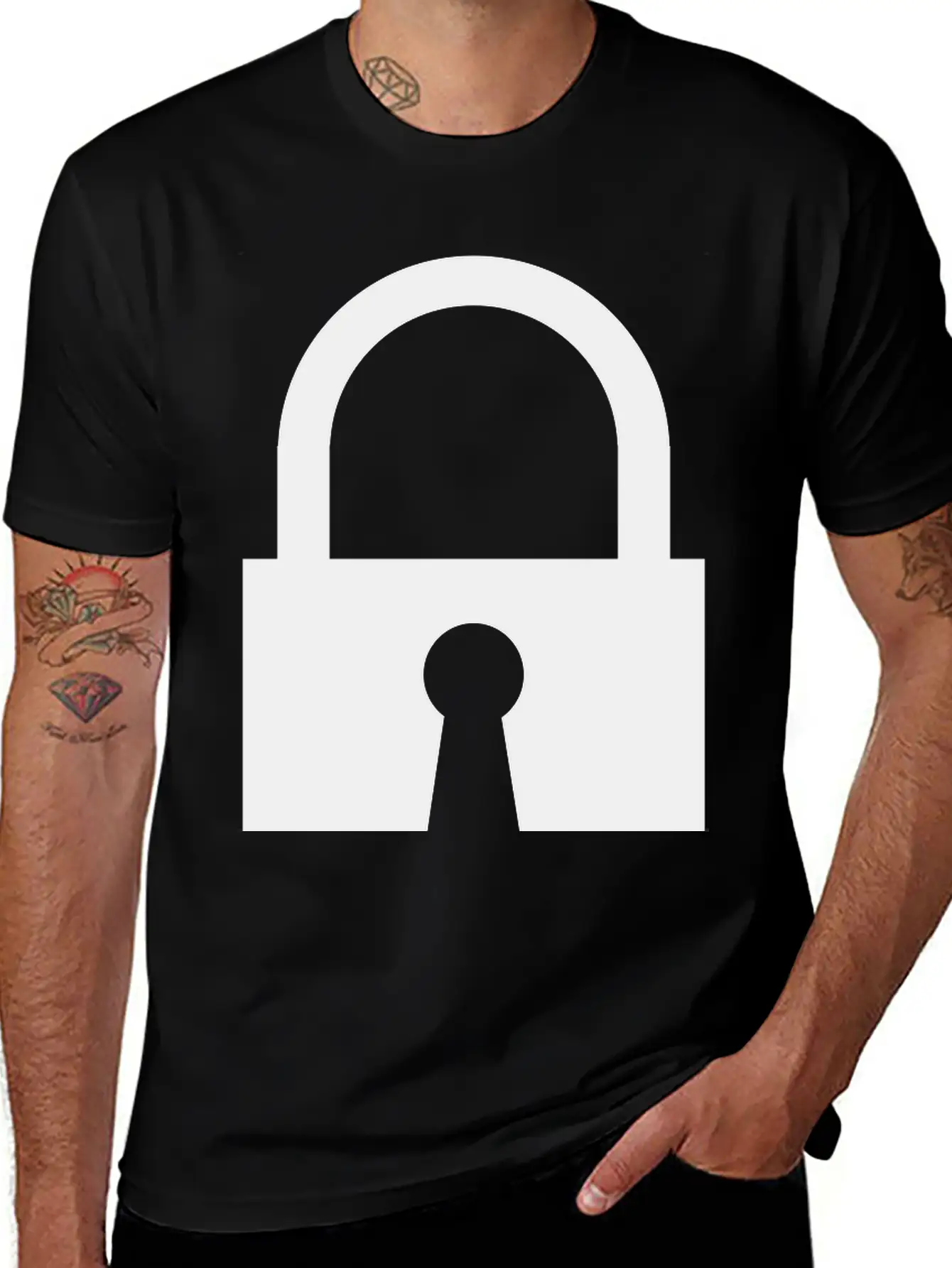 Lock Classic Cotton Tee – Unisex Comfort For Any Season