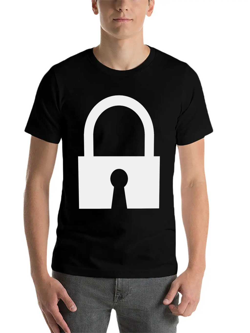 Lock Classic Cotton Tee – Unisex Comfort For Any Season