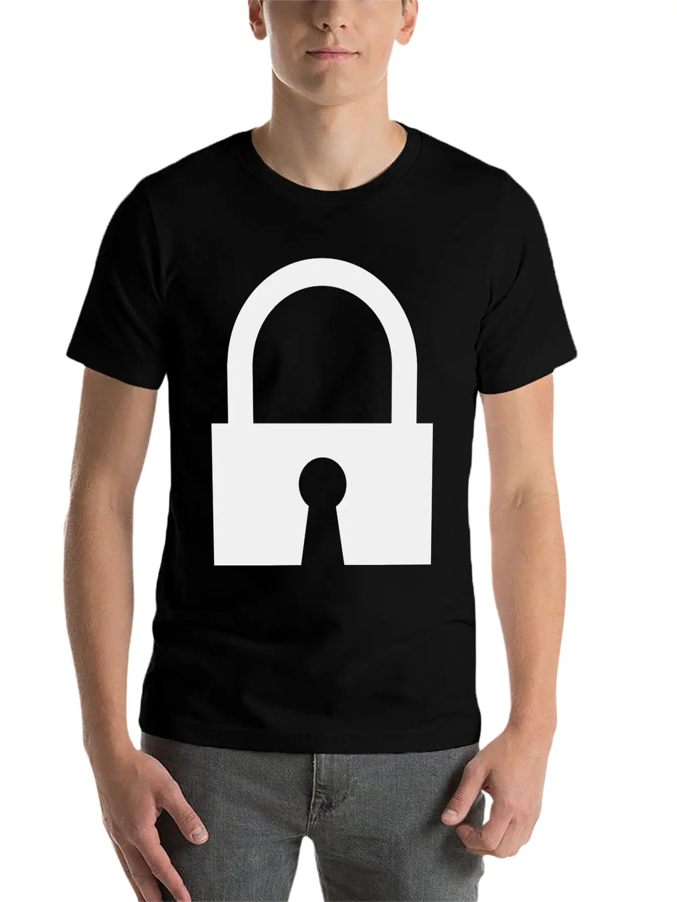 Lock Classic Cotton Tee – Unisex Comfort For Any Season