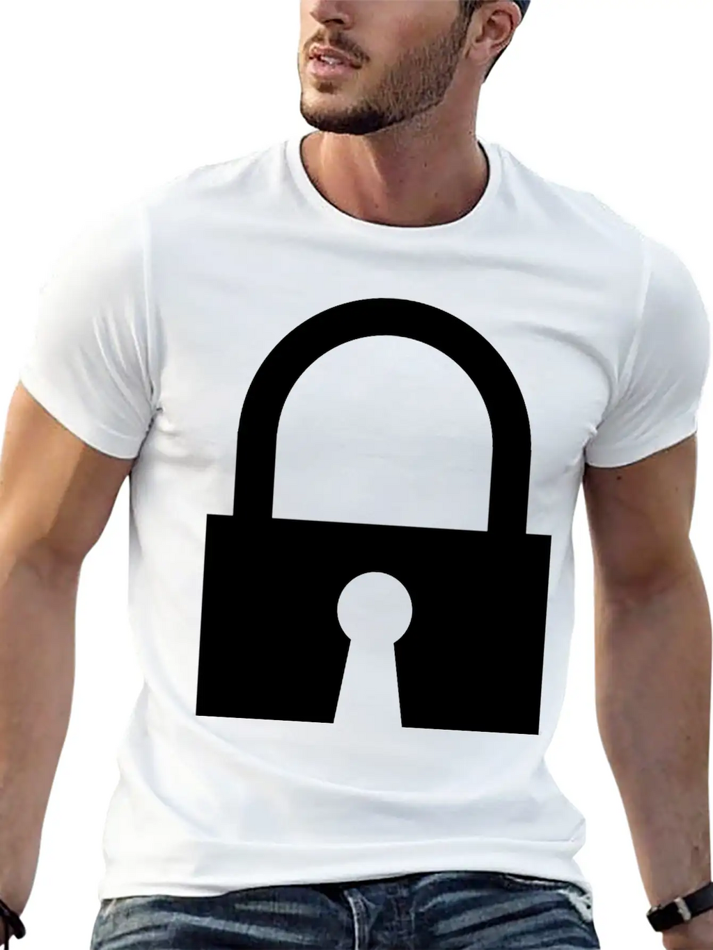 Lock Classic Cotton Tee – Unisex Comfort For Any Season