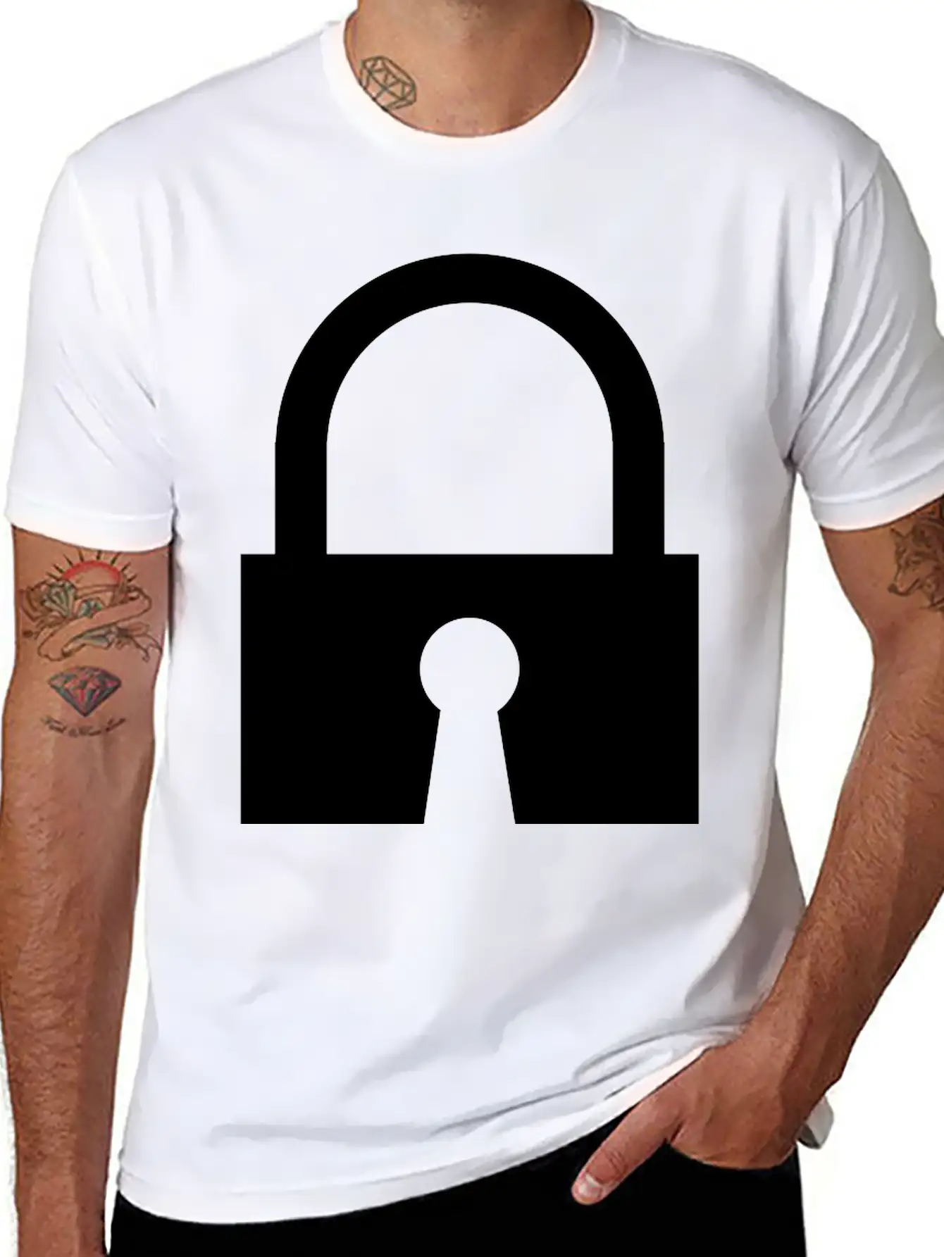Lock Classic Cotton Tee – Unisex Comfort For Any Season
