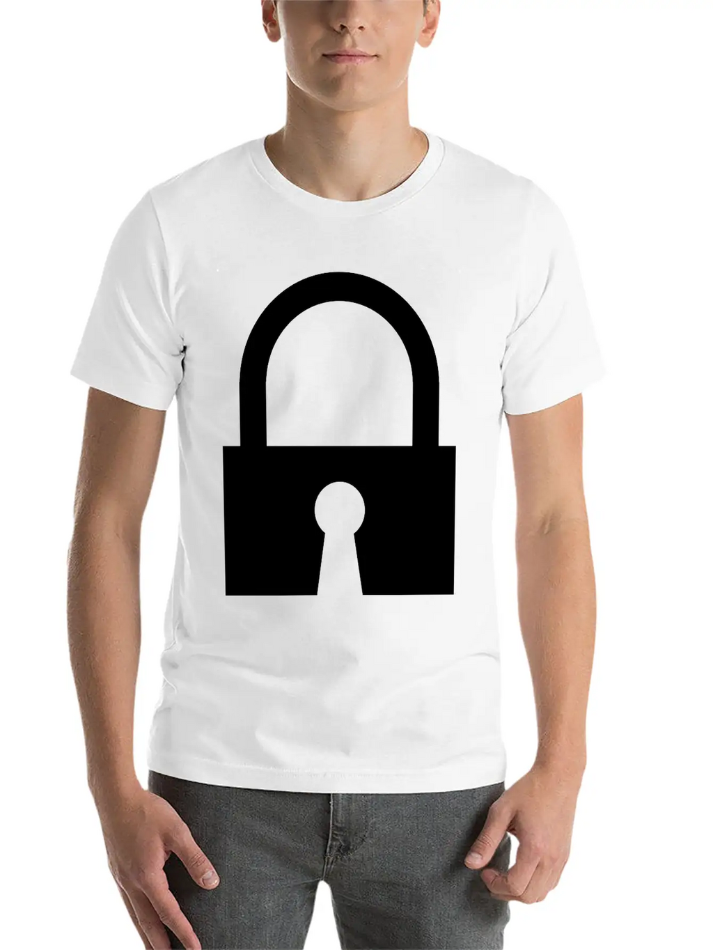 Lock Classic Cotton Tee – Unisex Comfort For Any Season