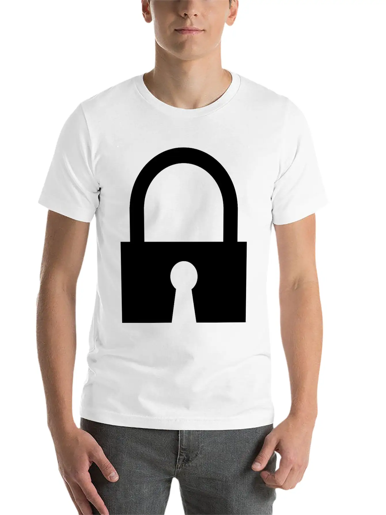 Lock Classic Cotton Tee – Unisex Comfort For Any Season