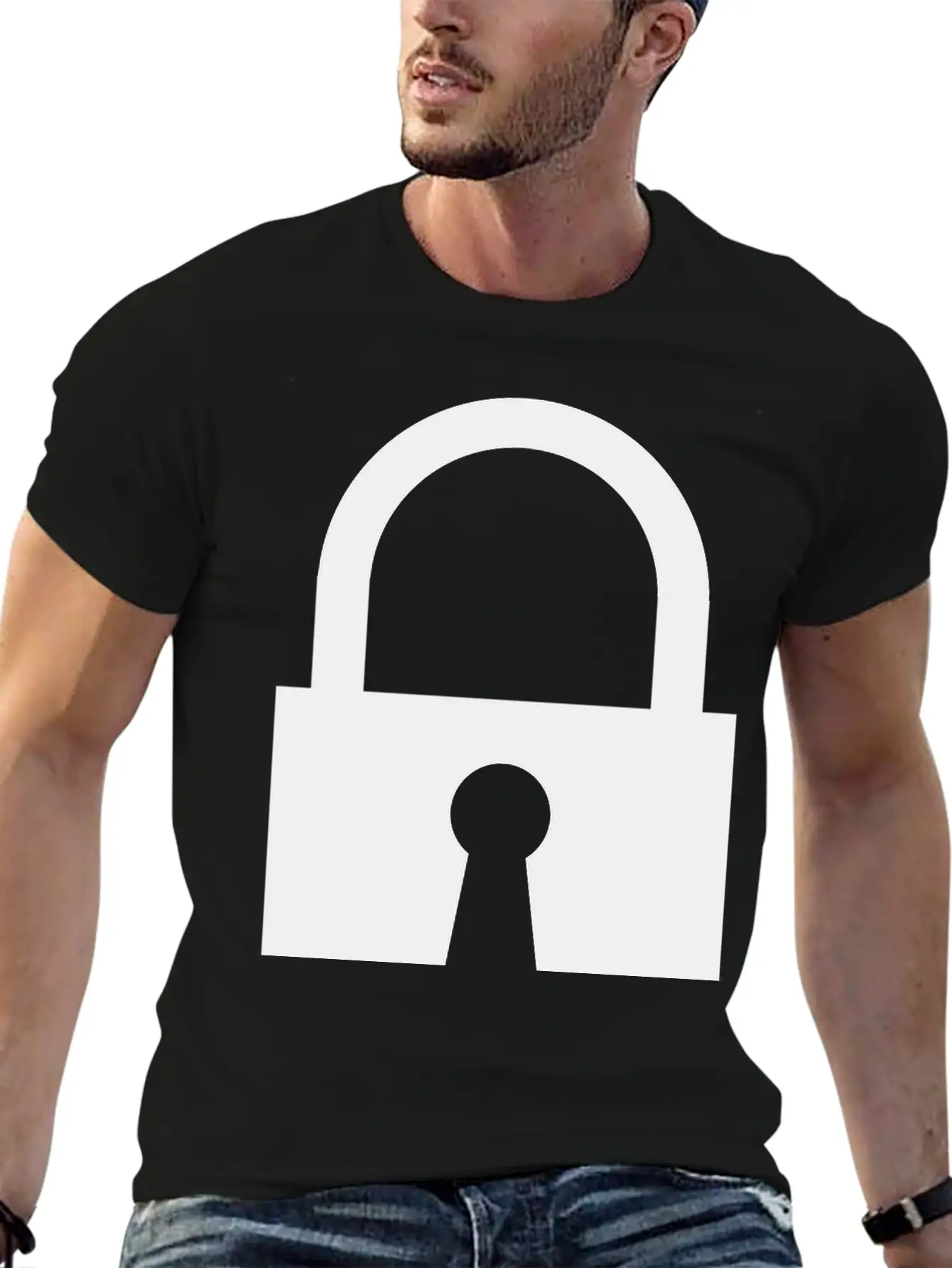 Lock Classic Cotton Tee – Unisex Comfort For Any Season