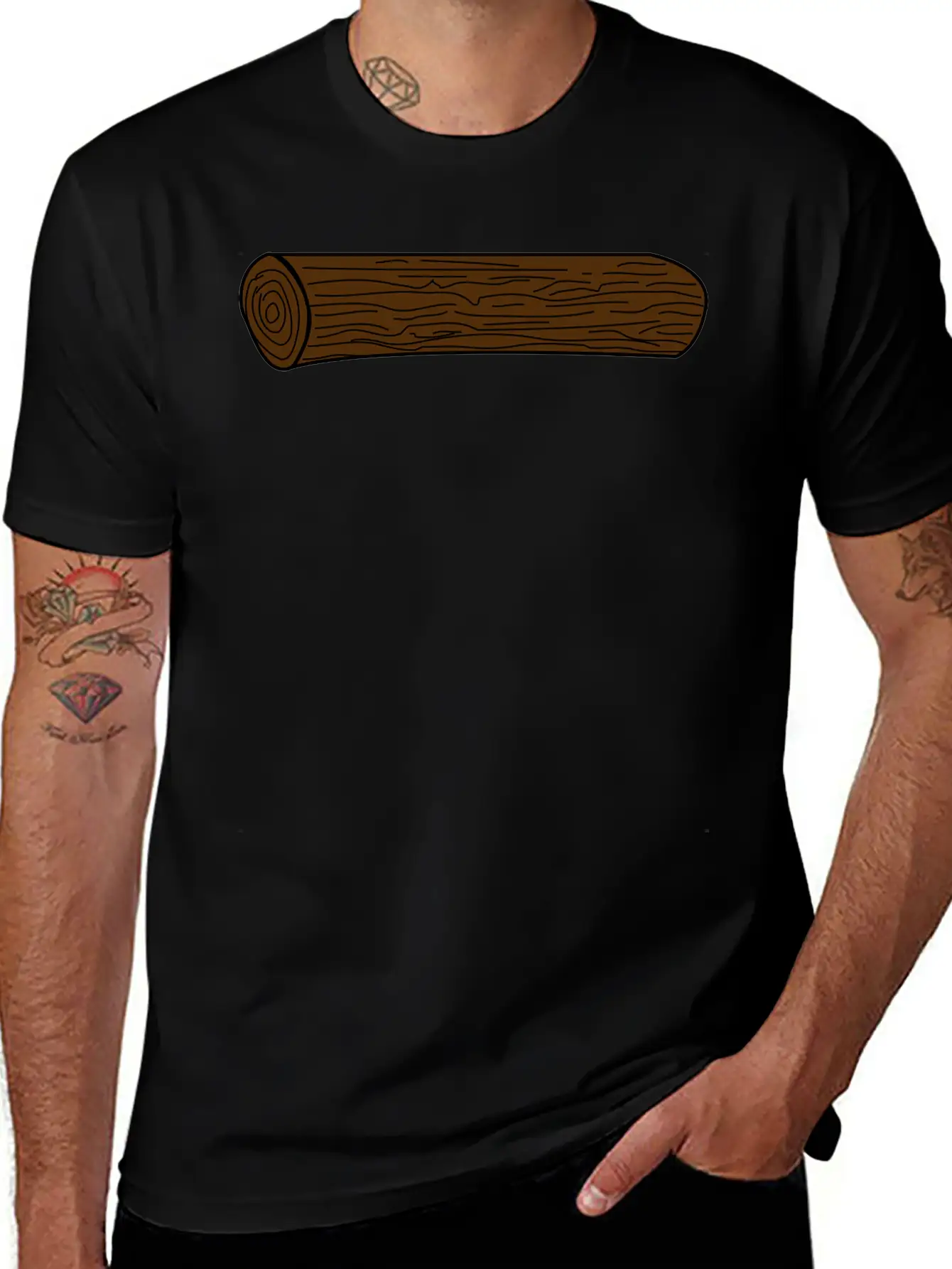 Log Breathable Soft Cotton T-Shirt – Timeless Casual Look