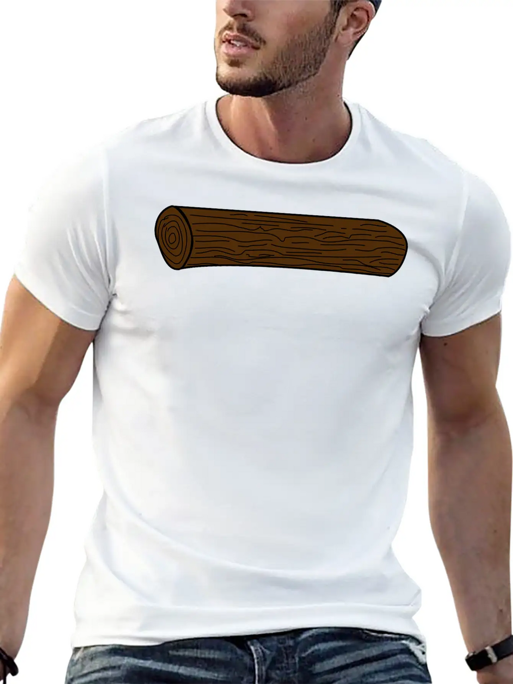Log Breathable Soft Cotton T-Shirt – Timeless Casual Look