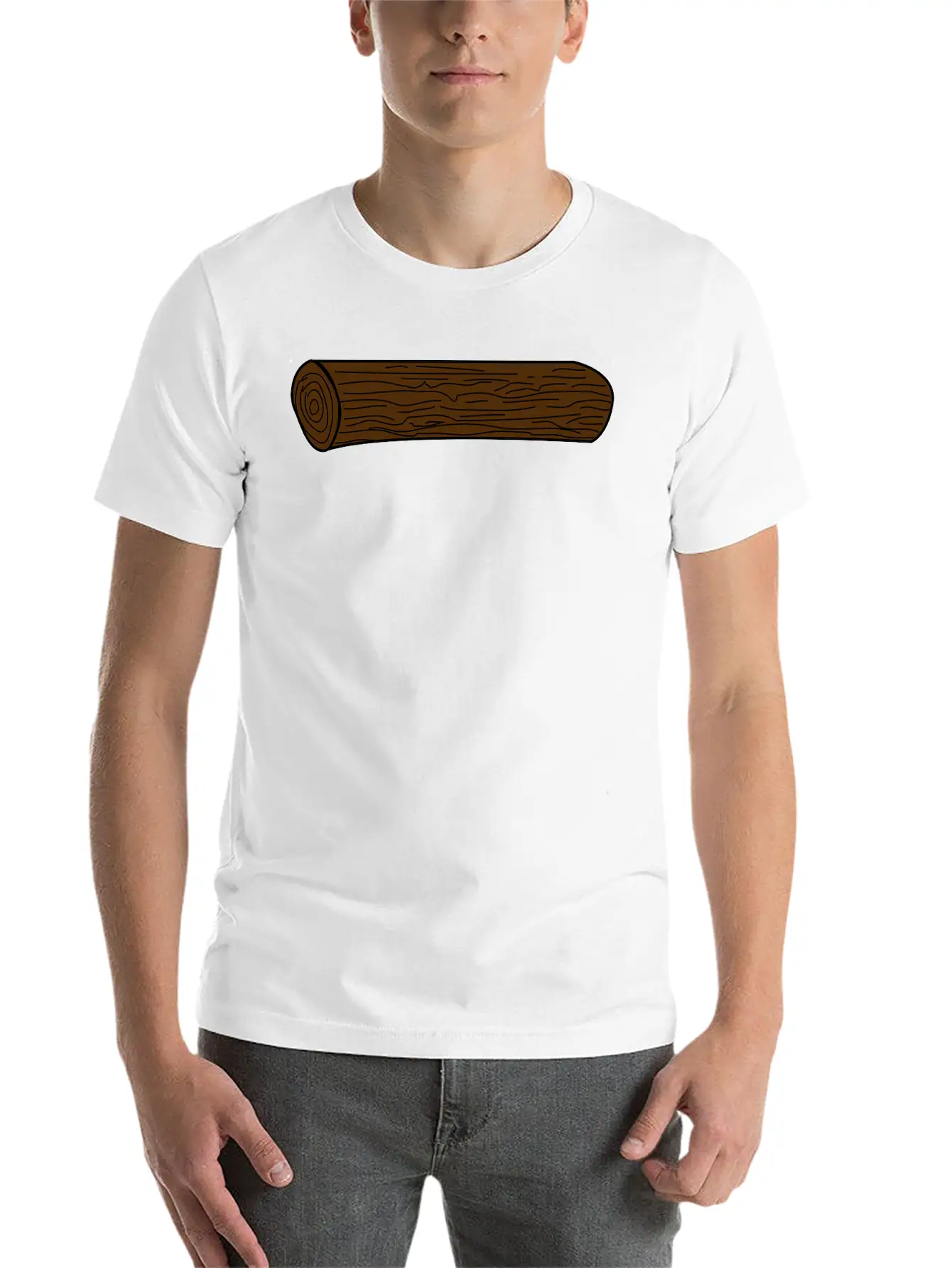 Log Breathable Soft Cotton T-Shirt – Timeless Casual Look