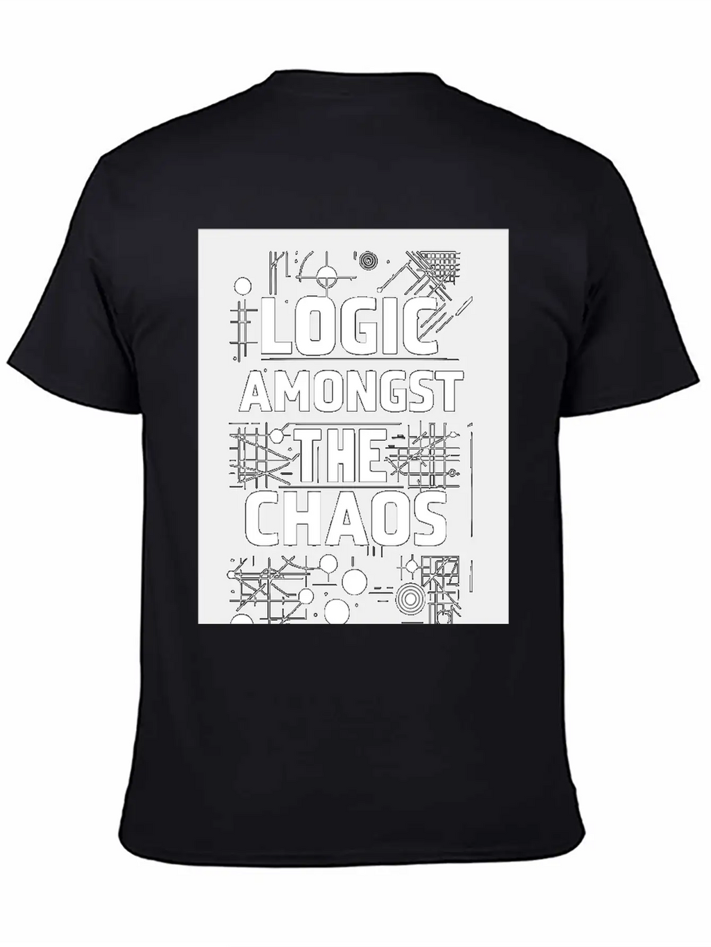 Logic Amongst Chaos Timeless Short Sleeve Tee – Comfy And Minimalist Design