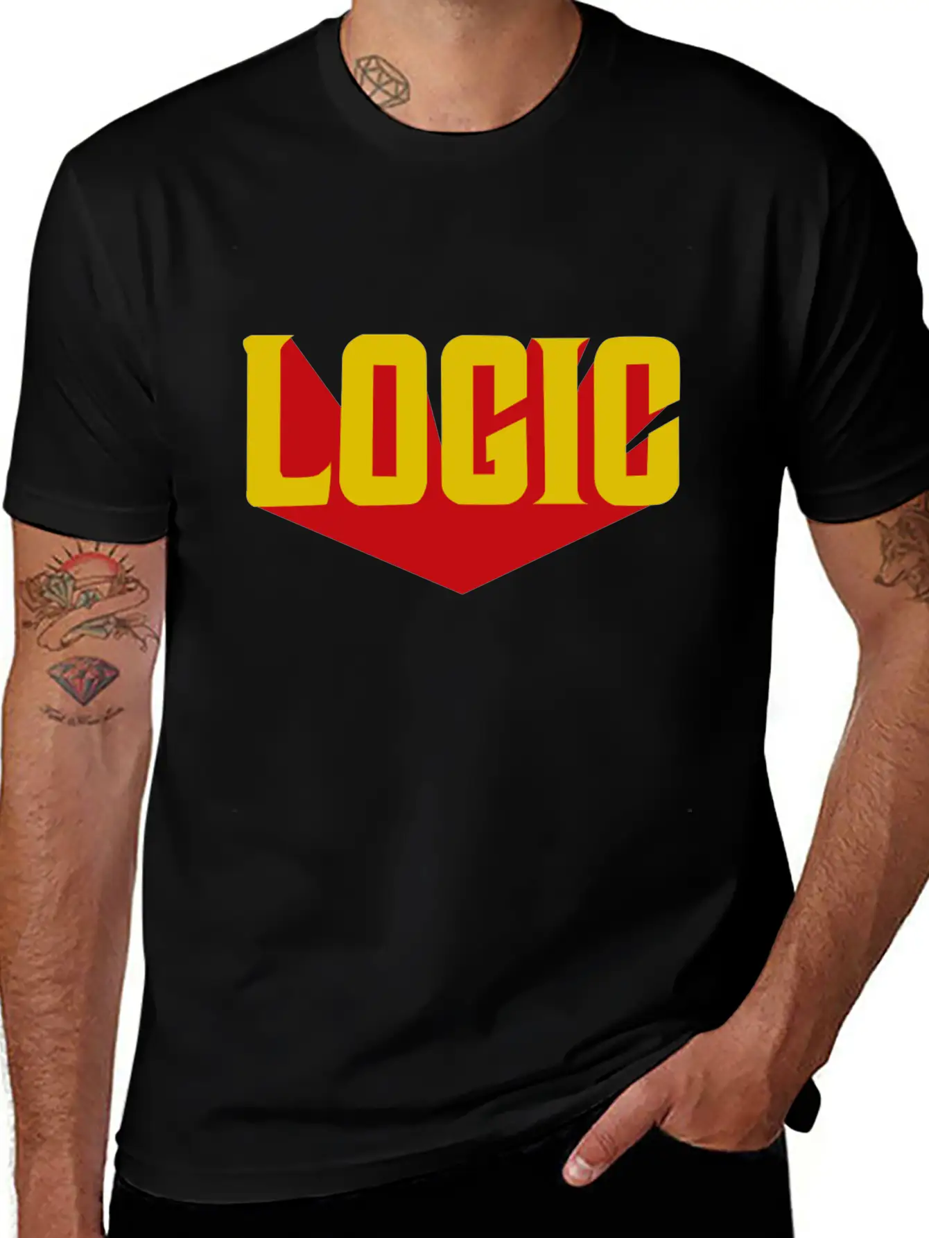 Logic Modern Fit Casual T-Shirt – Clean And Versatile Design