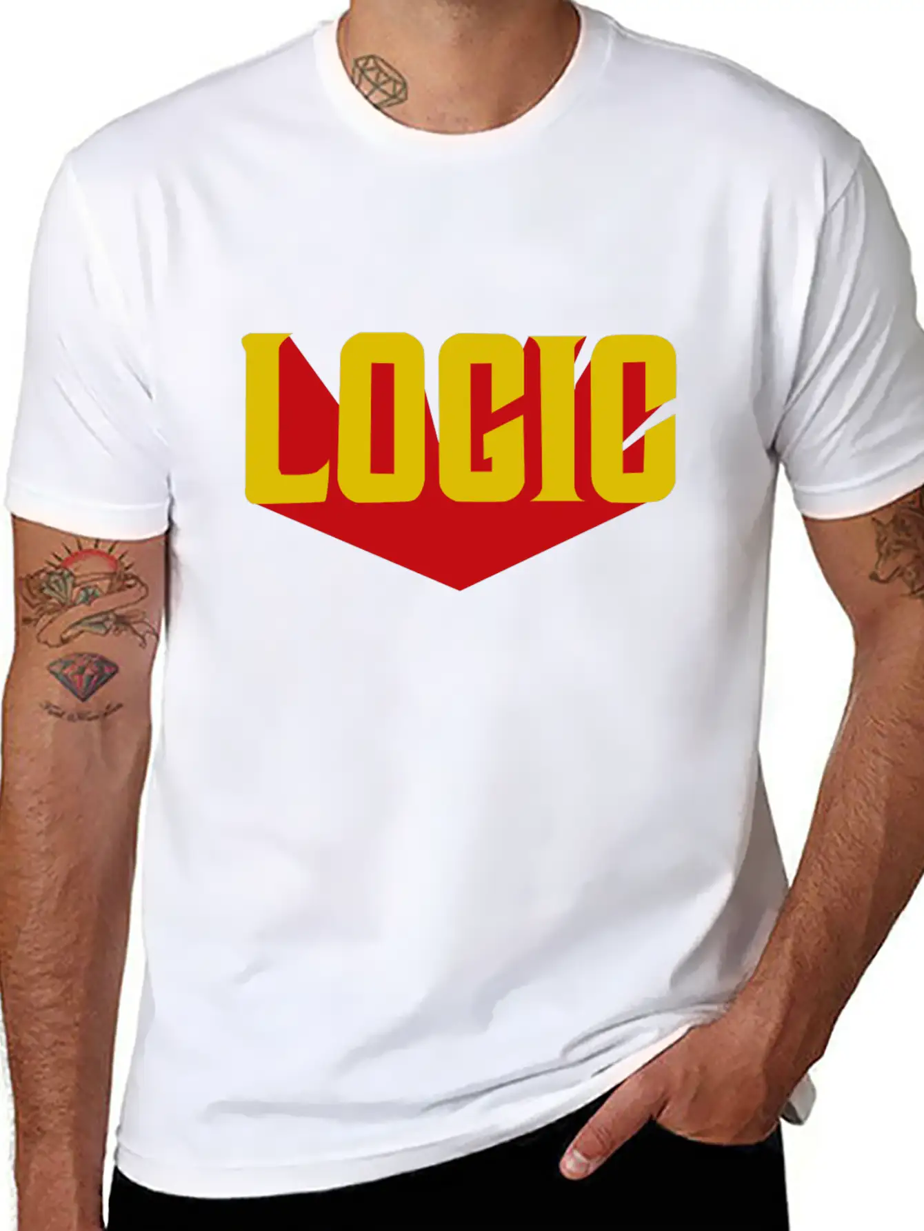 Logic Modern Fit Casual T-Shirt – Clean And Versatile Design