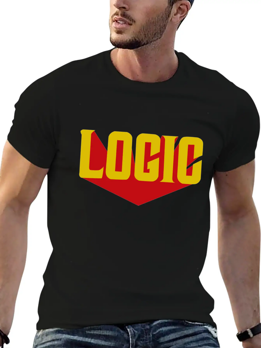 Logic Modern Fit Casual T-Shirt – Clean And Versatile Design
