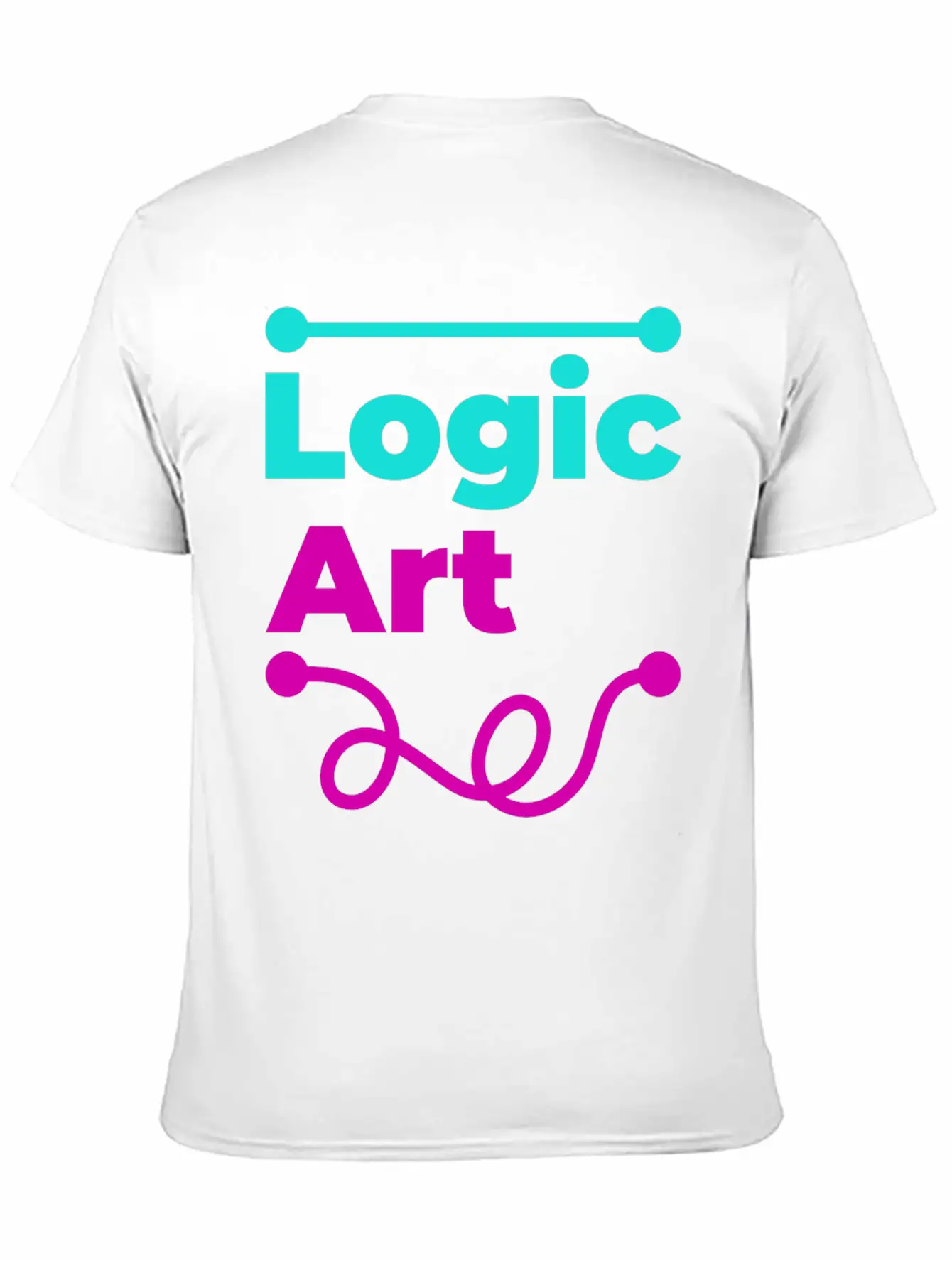 Logic Vs Art Breathable Soft Cotton T-Shirt – Timeless Casual Look