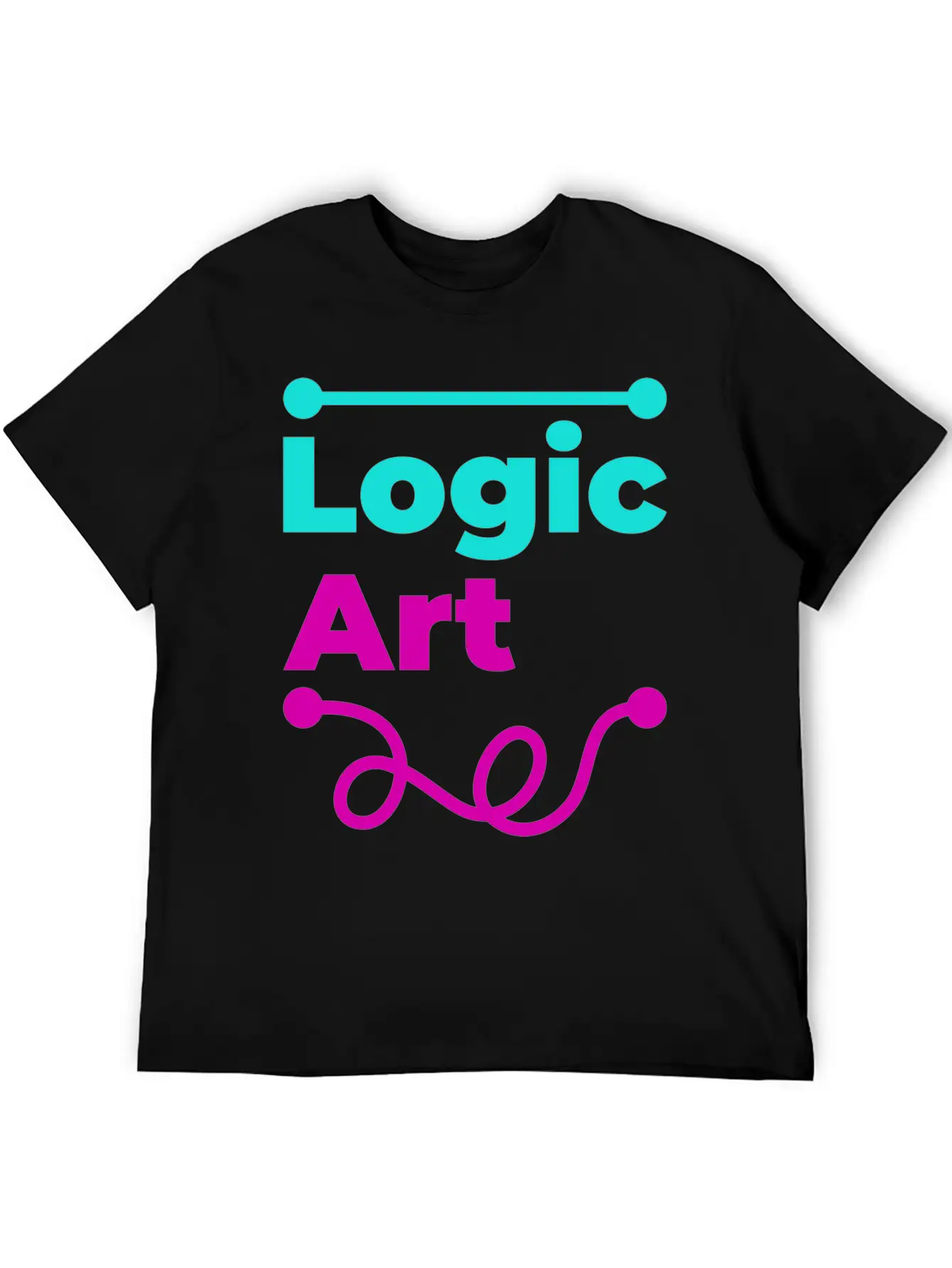 Logic Vs Art Breathable Soft Cotton T-Shirt – Timeless Casual Look