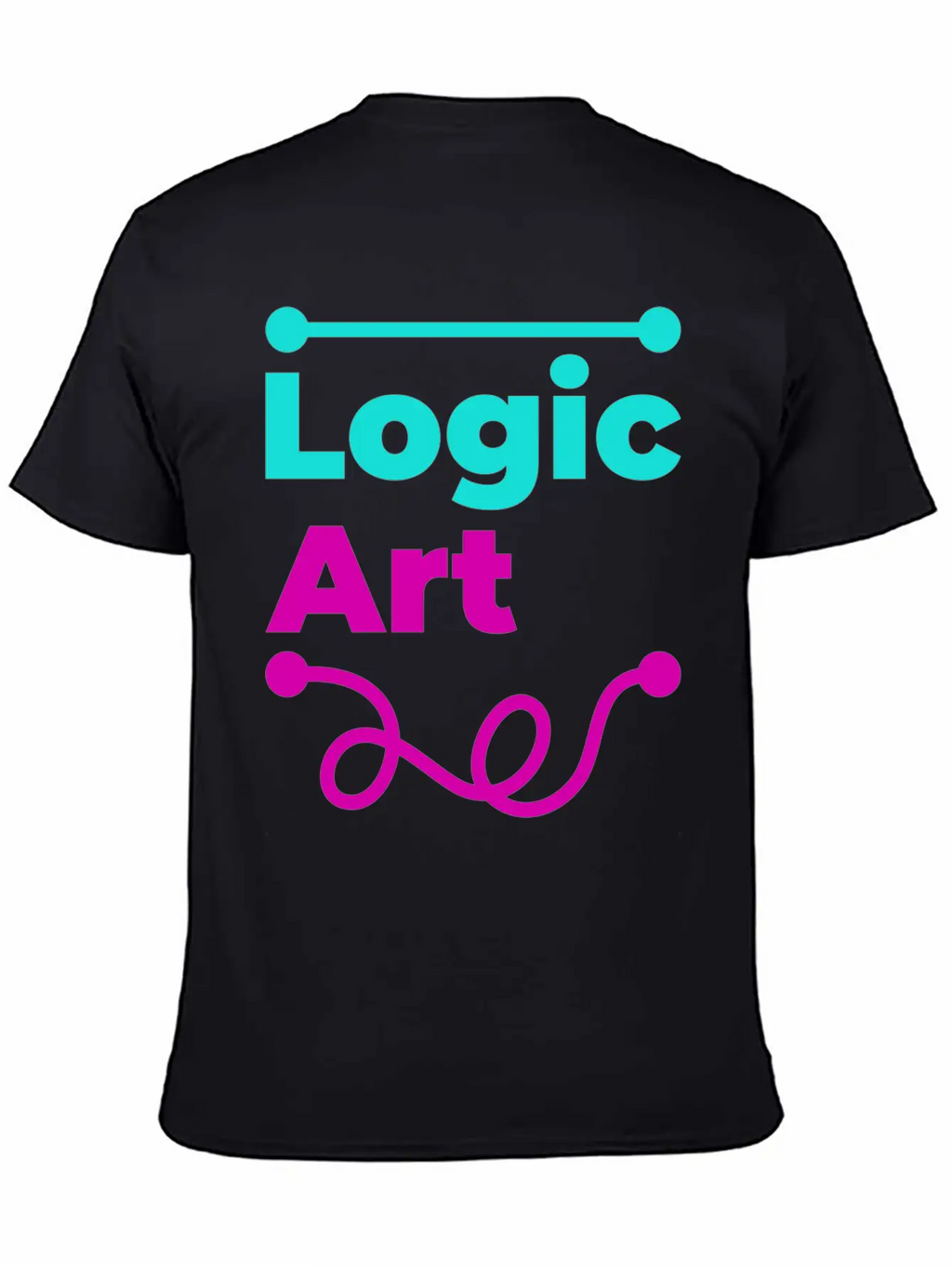 Logic Vs Art Breathable Soft Cotton T-Shirt – Timeless Casual Look
