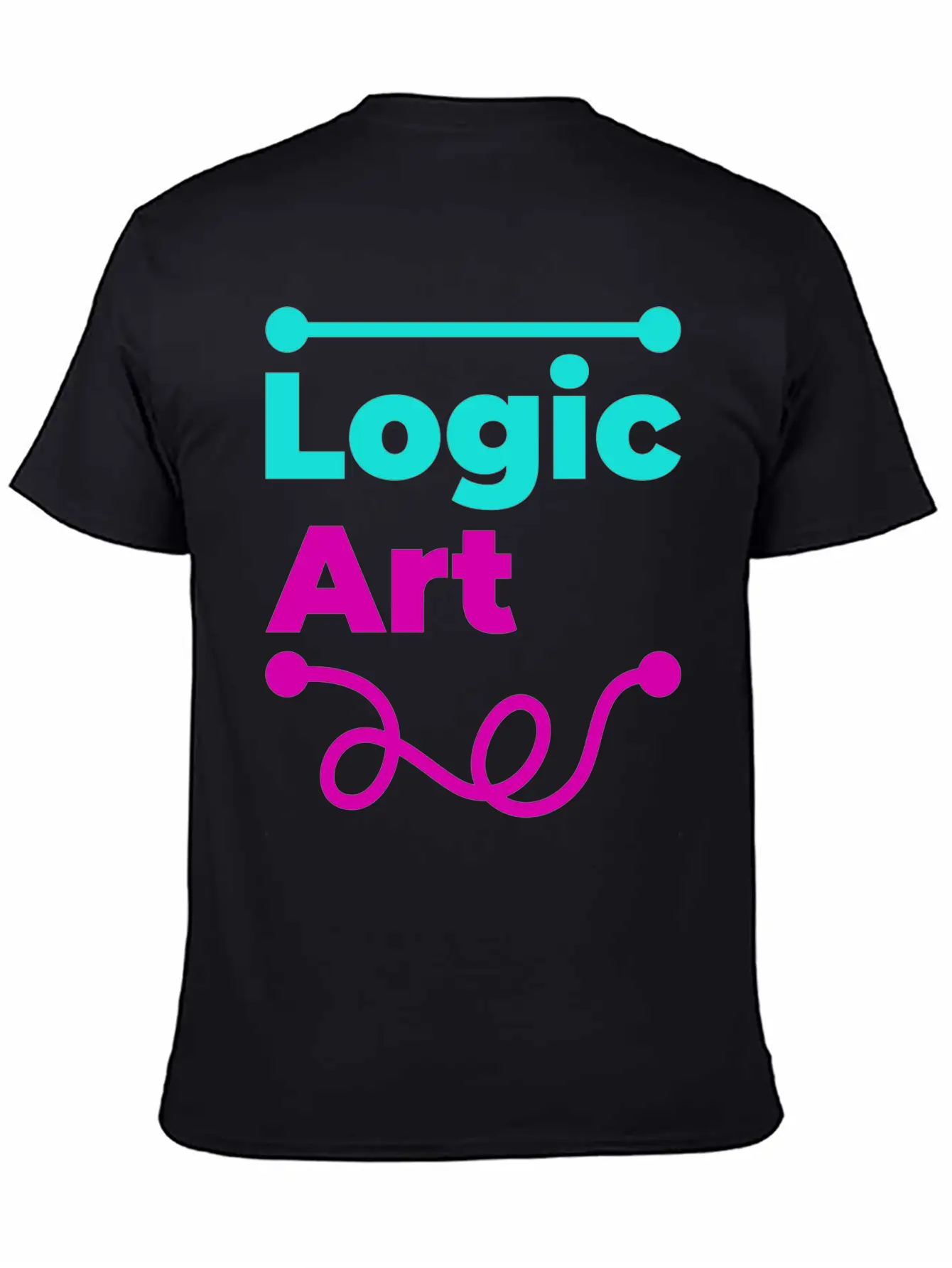 Logic Vs Art Breathable Soft Cotton T-Shirt – Timeless Casual Look